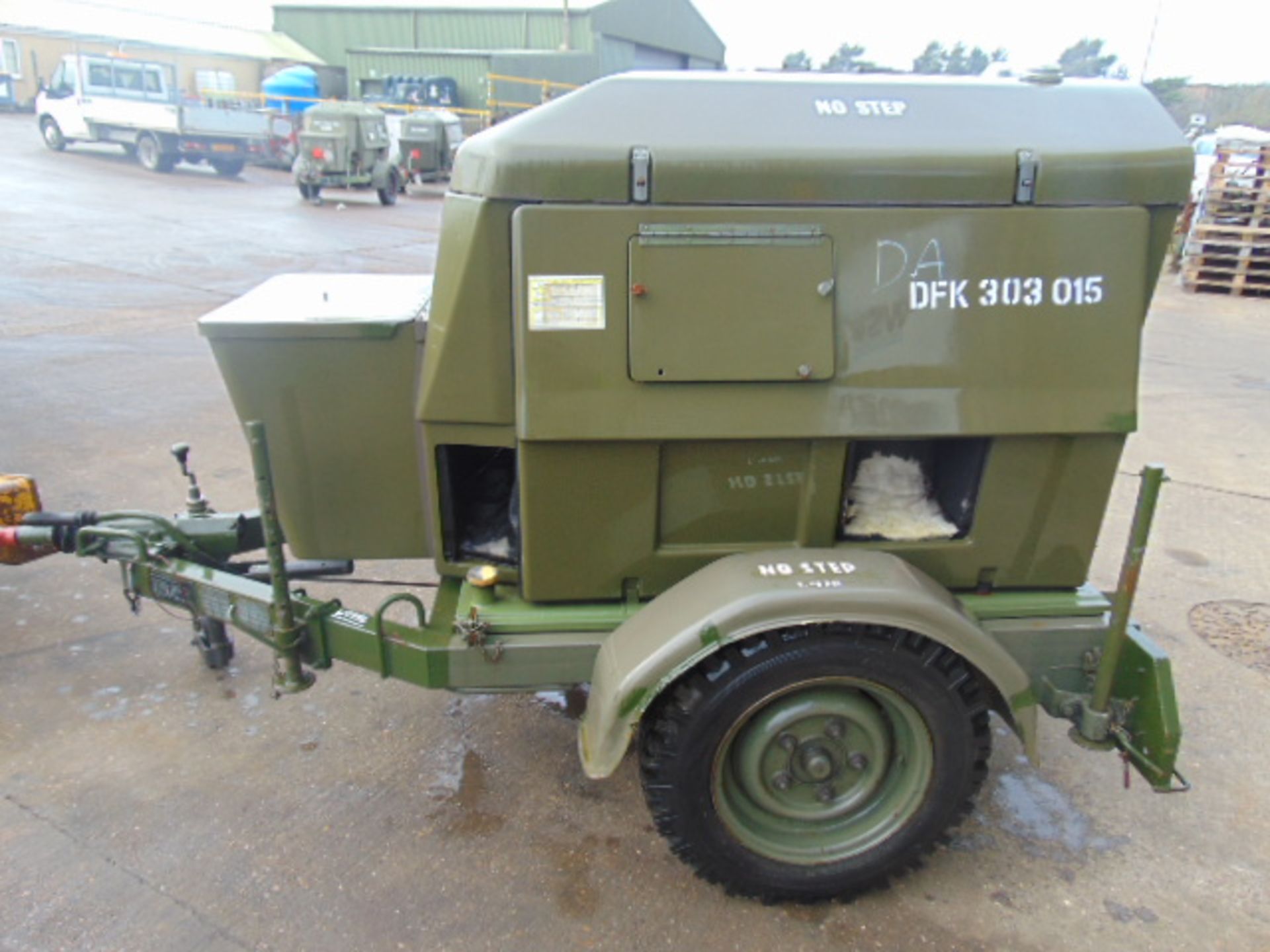 Ex Uk Royal Air Force Trailer Mounted 25 KVA Generator - Image 2 of 10