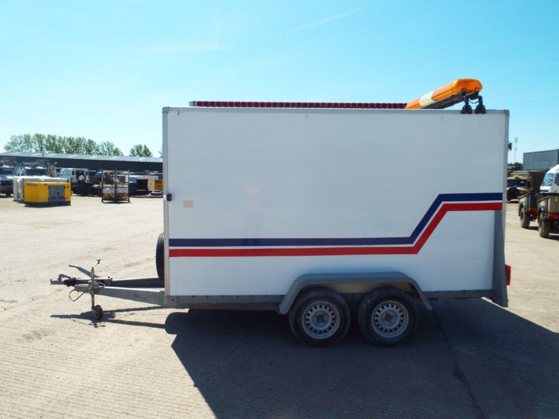 Twin Axle Brenderup Box Trailer with Awning - Image 4 of 17