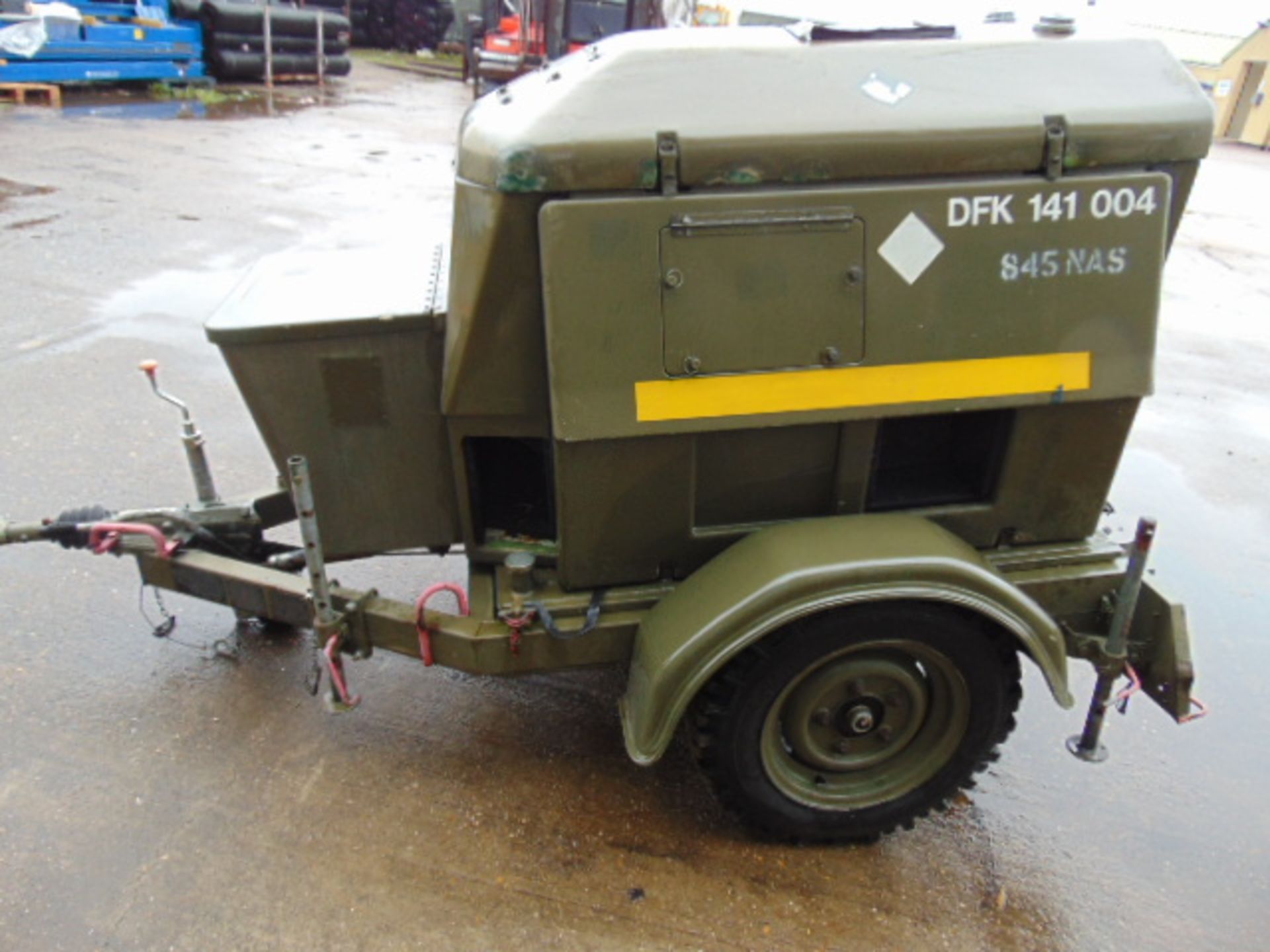 Ex Uk Royal Air Force Trailer Mounted 25 KVA Generator - Image 3 of 12