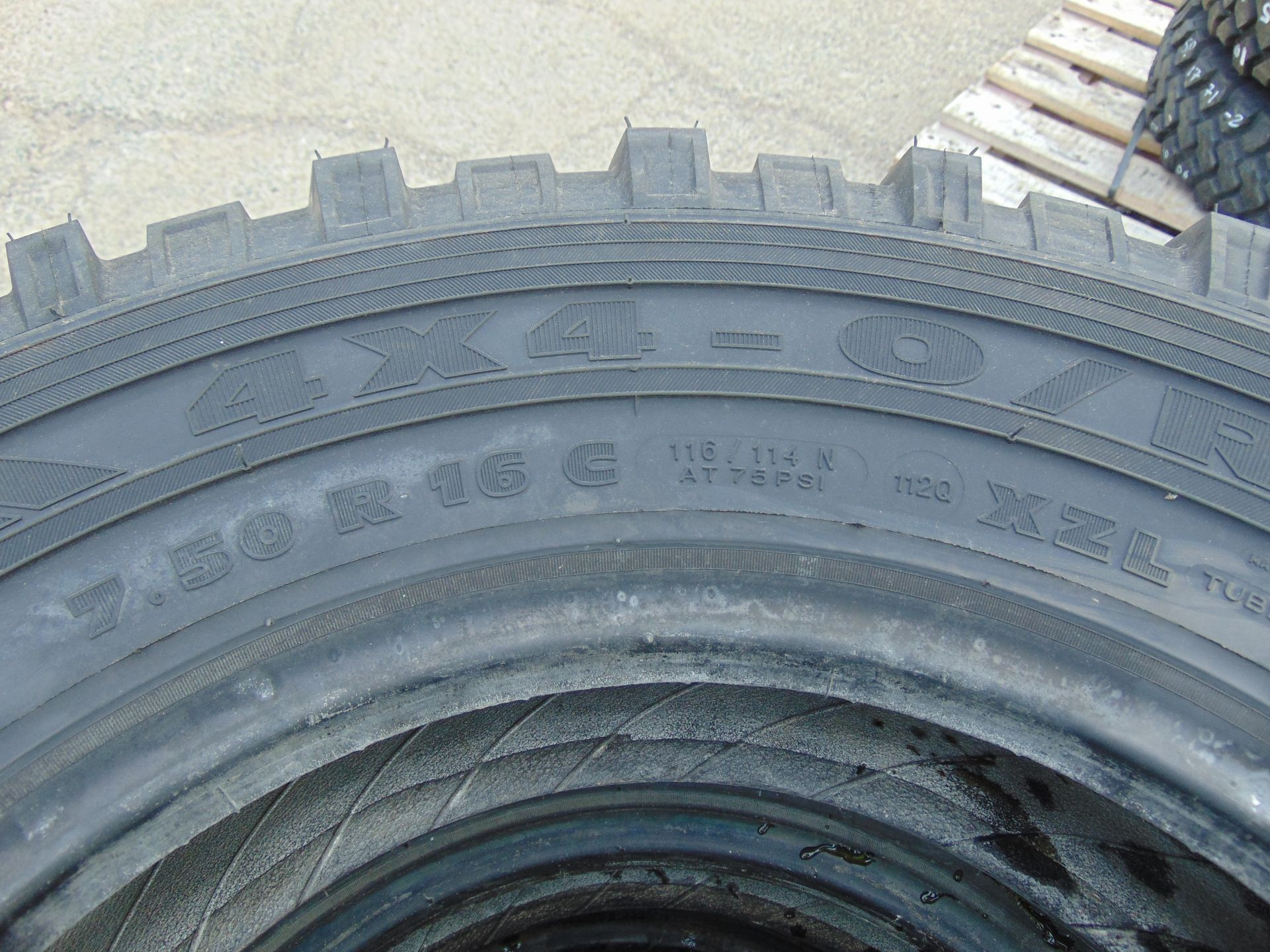 4 x Michelin 7.50 R16 XZL Tyres - Image 3 of 5