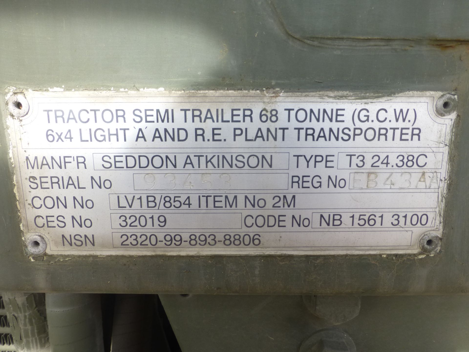 Seddon Atkinson 68 ton 6x4 RHD tractor unit - Image 16 of 17