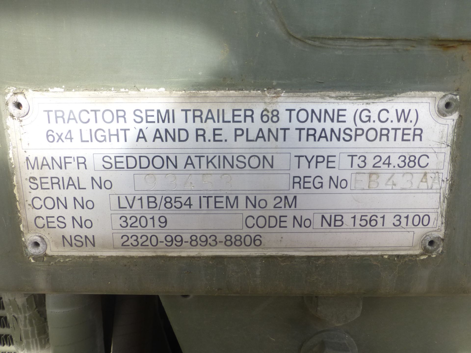 Seddon Atkinson 68 ton 6x4 RHD tractor unit - Bild 16 aus 17