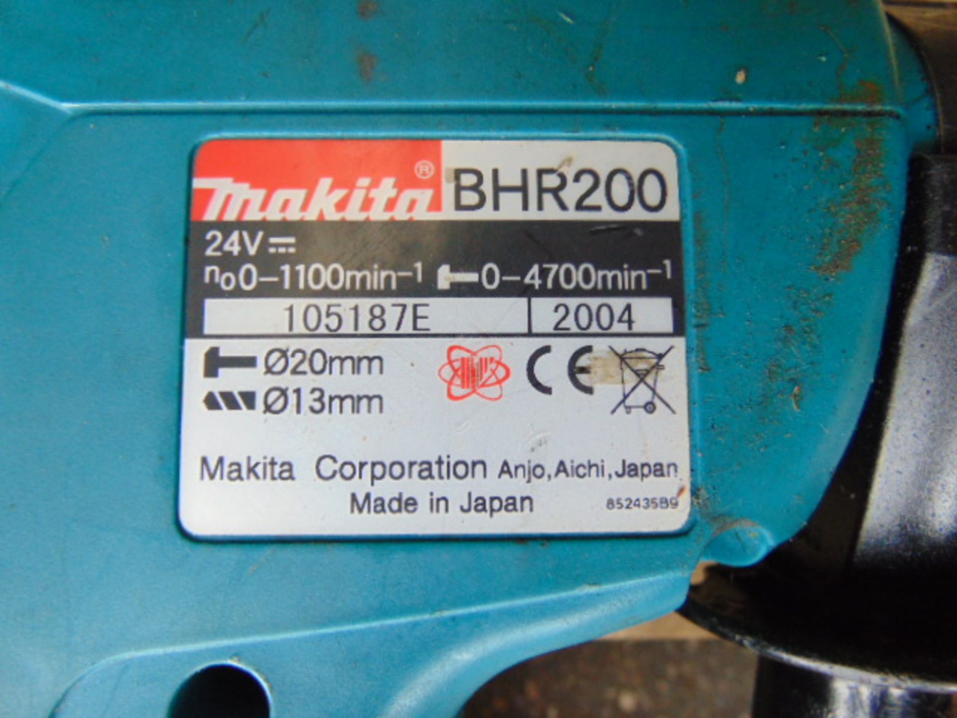 Makita BHR200 Hammer Drill - Bild 6 aus 6