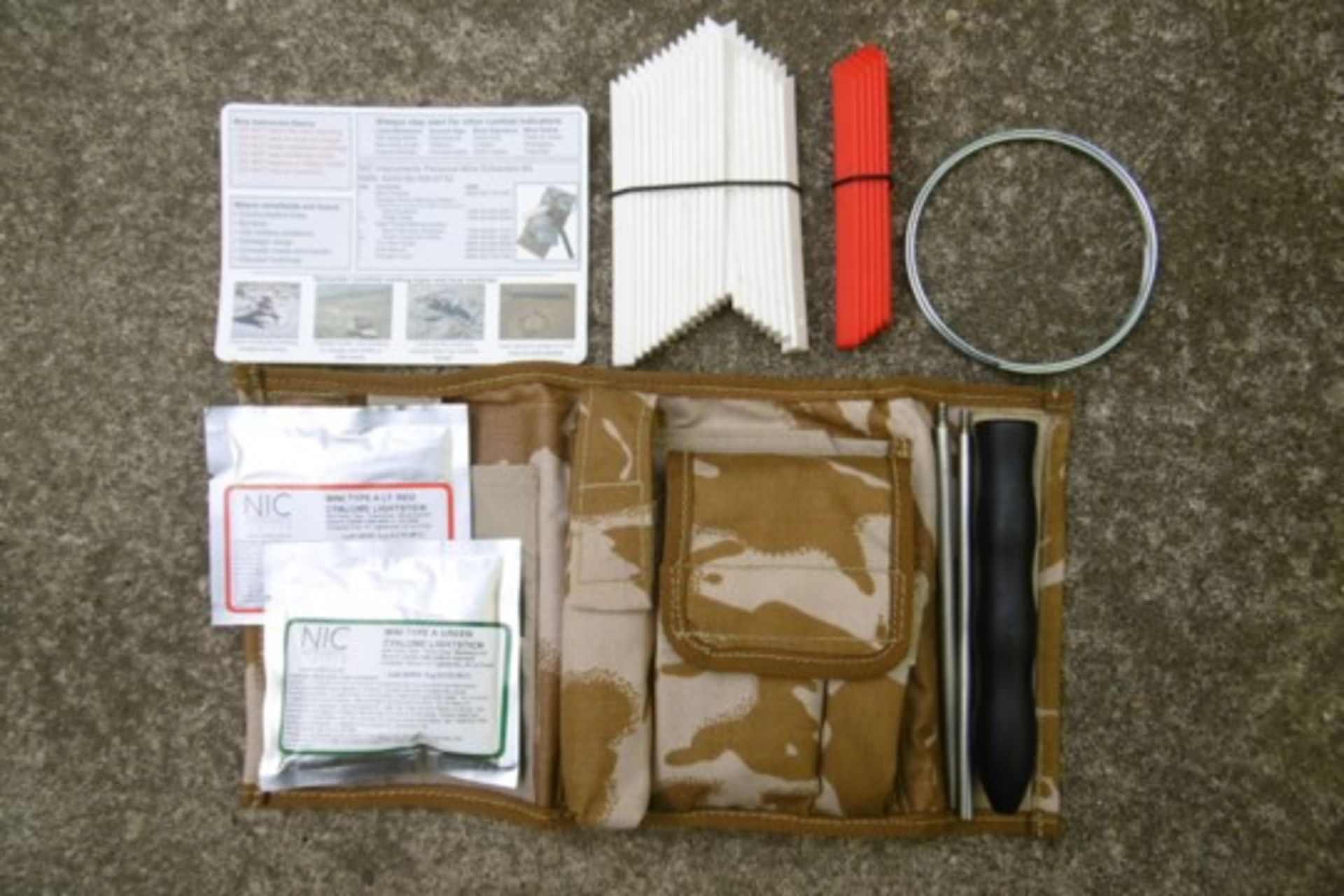 10 x Complete Personal IED Mine Extraction Kit
