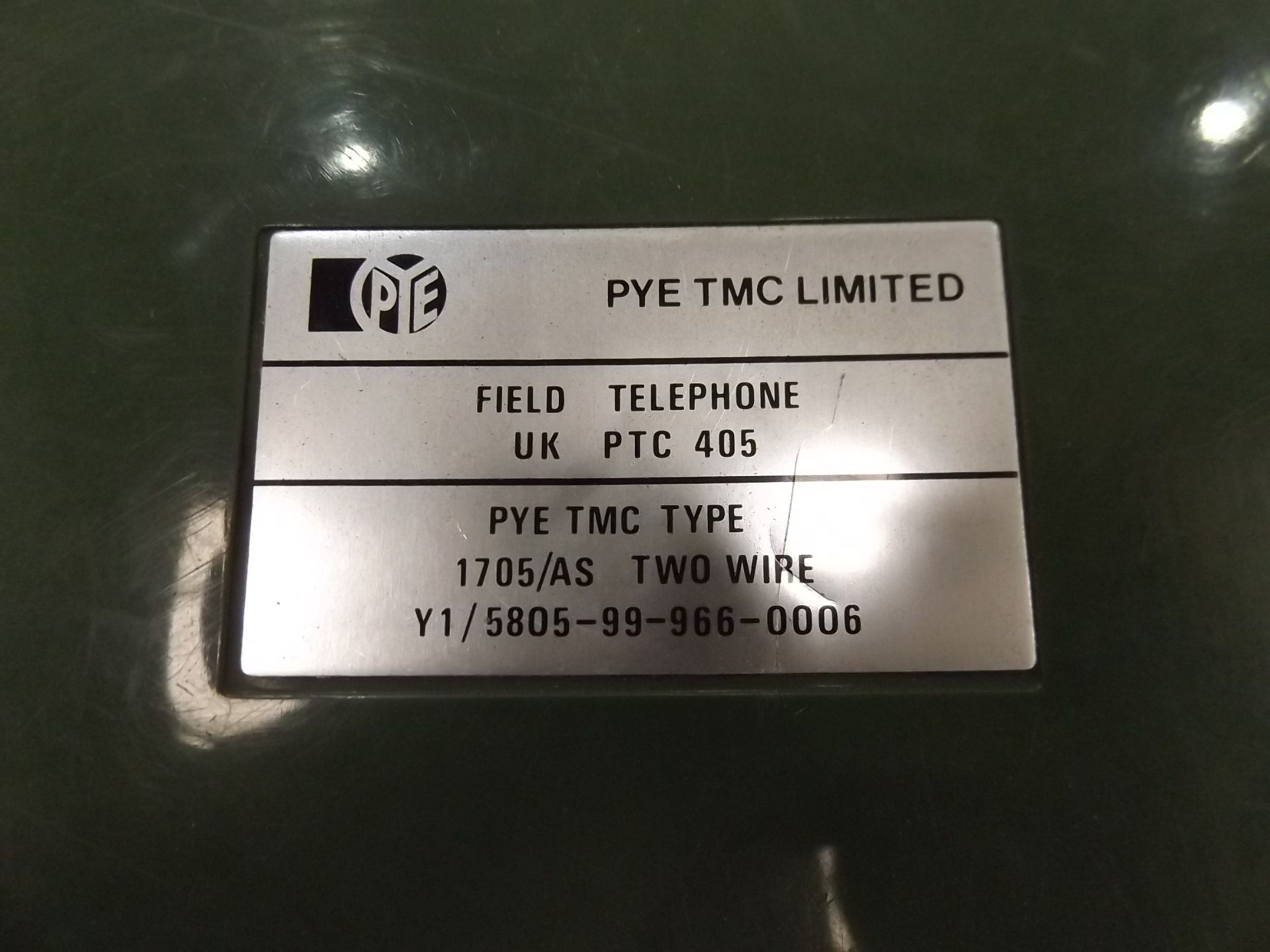 2 x PYE PTC405 Field Telephones - Image 5 of 5
