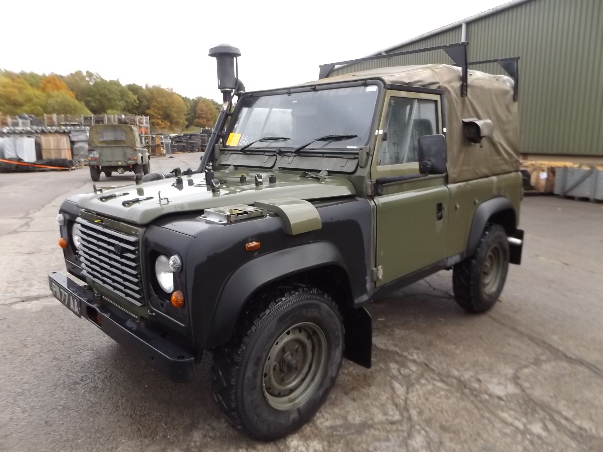 Very Rare Royal Marines Winter/Water Land Rover Wolf 90 Soft Top - Image 3 of 25