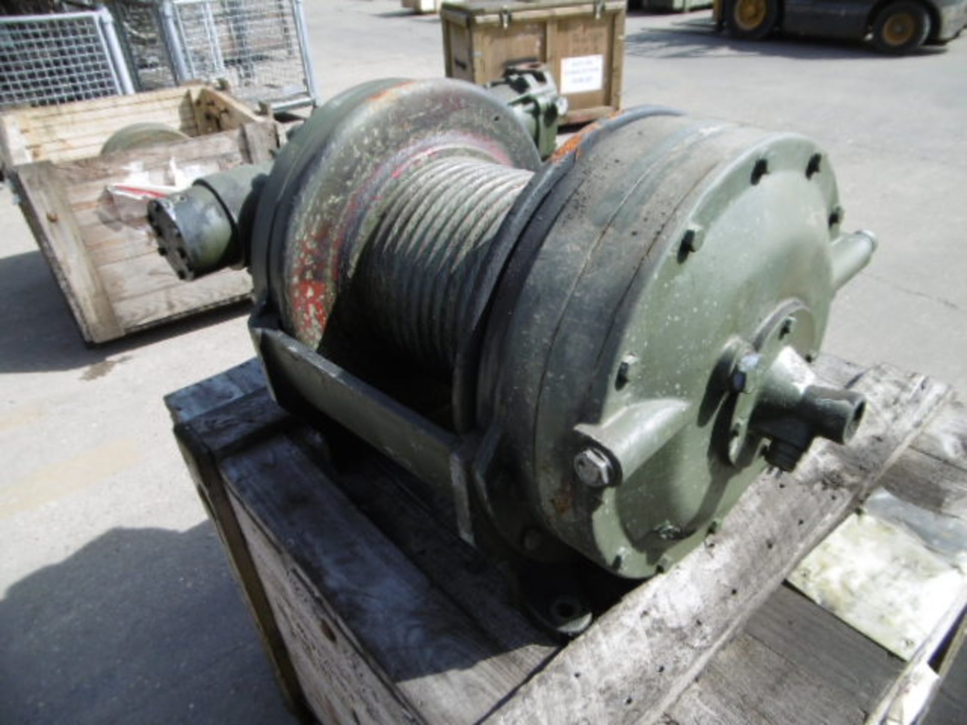 Fairey Wharton 10 ton Recovery Vehicle Mounted Mechanical Winch Drum - Bild 3 aus 5