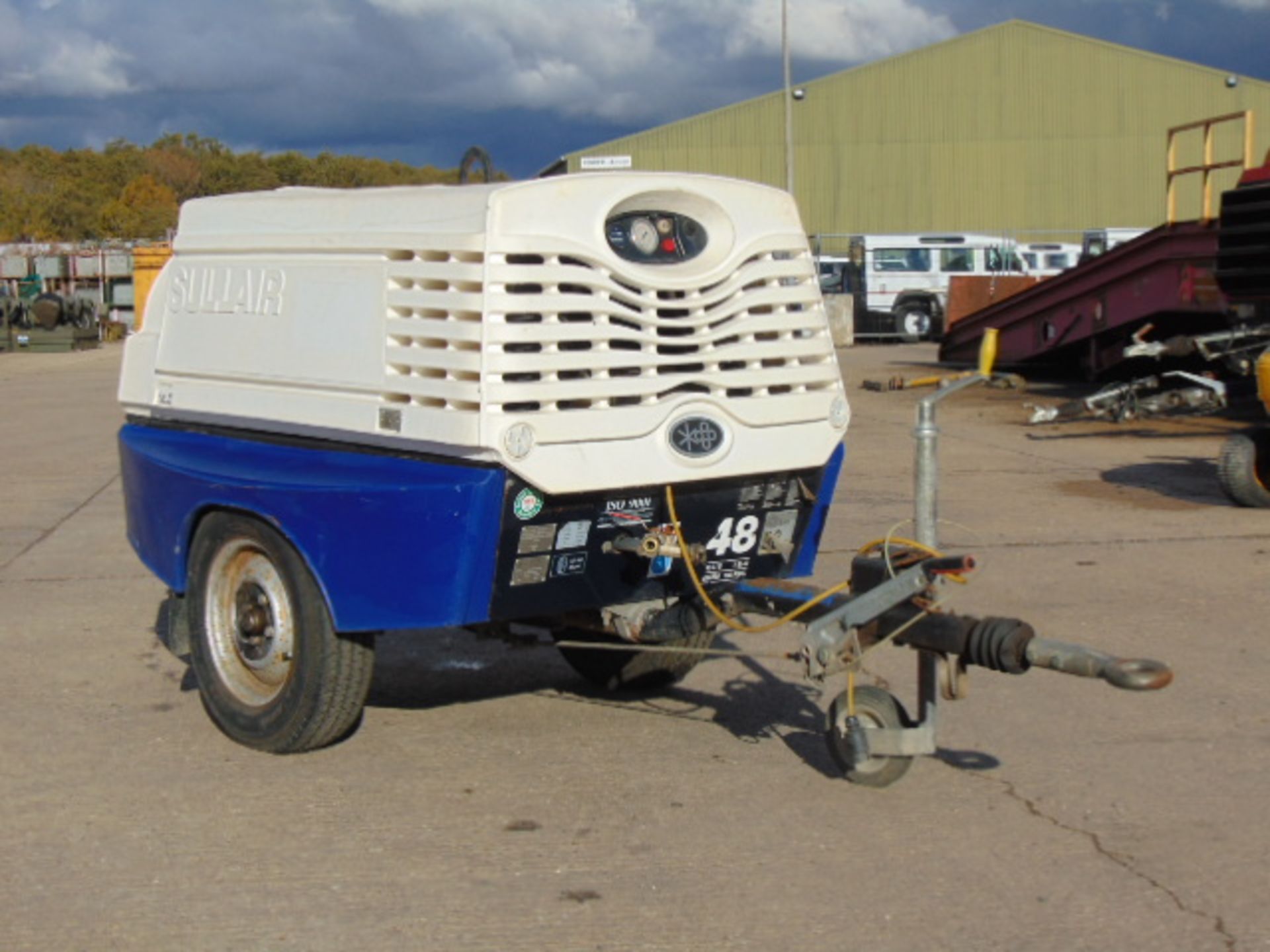 2013 Towable Sullair 2 Tool Kubota Diesel Air Compressor