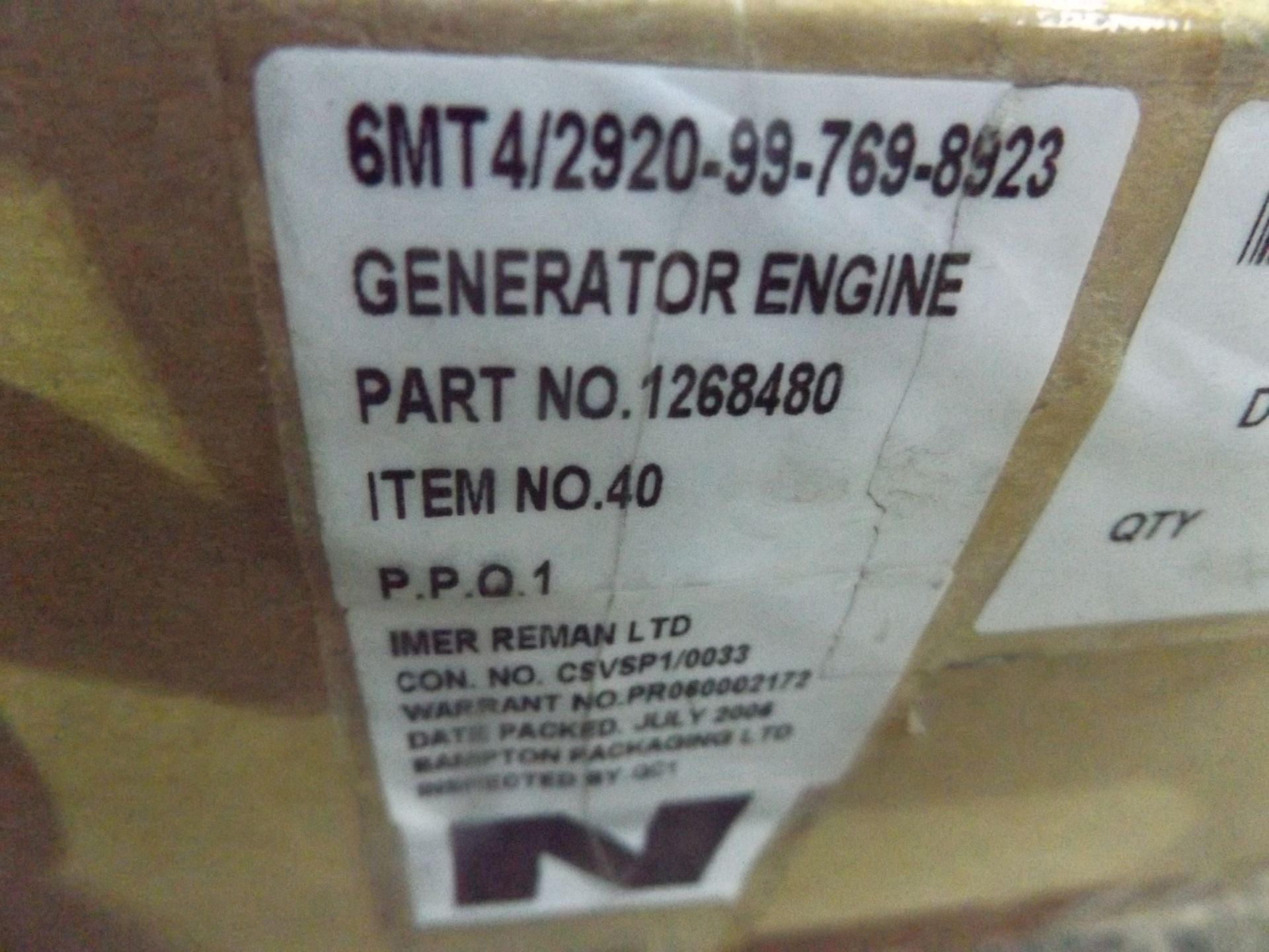 4 x Bedford Alternators P/No 1268480 - Image 6 of 6