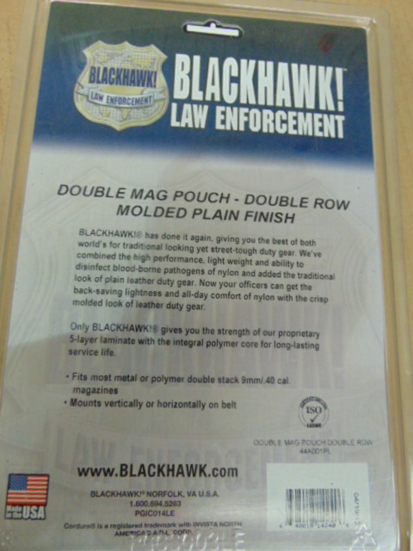 2 x Blackhawk Law Enforcement Double Mag Pouches - Image 5 of 7