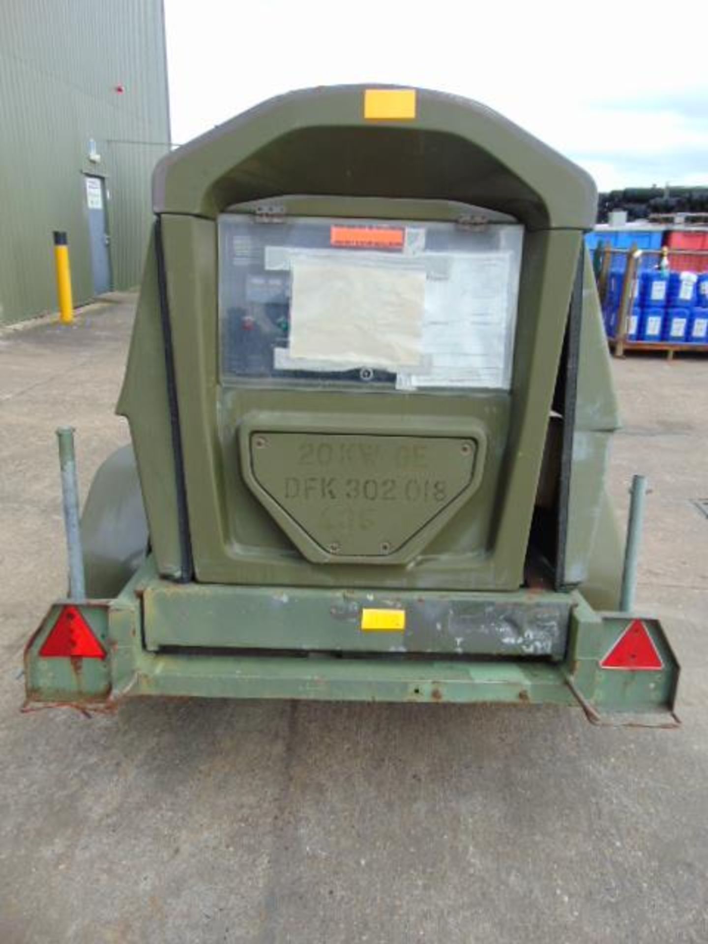 Ex Uk Royal Air Force Trailer Mounted 25 KVA Generator - Image 6 of 20