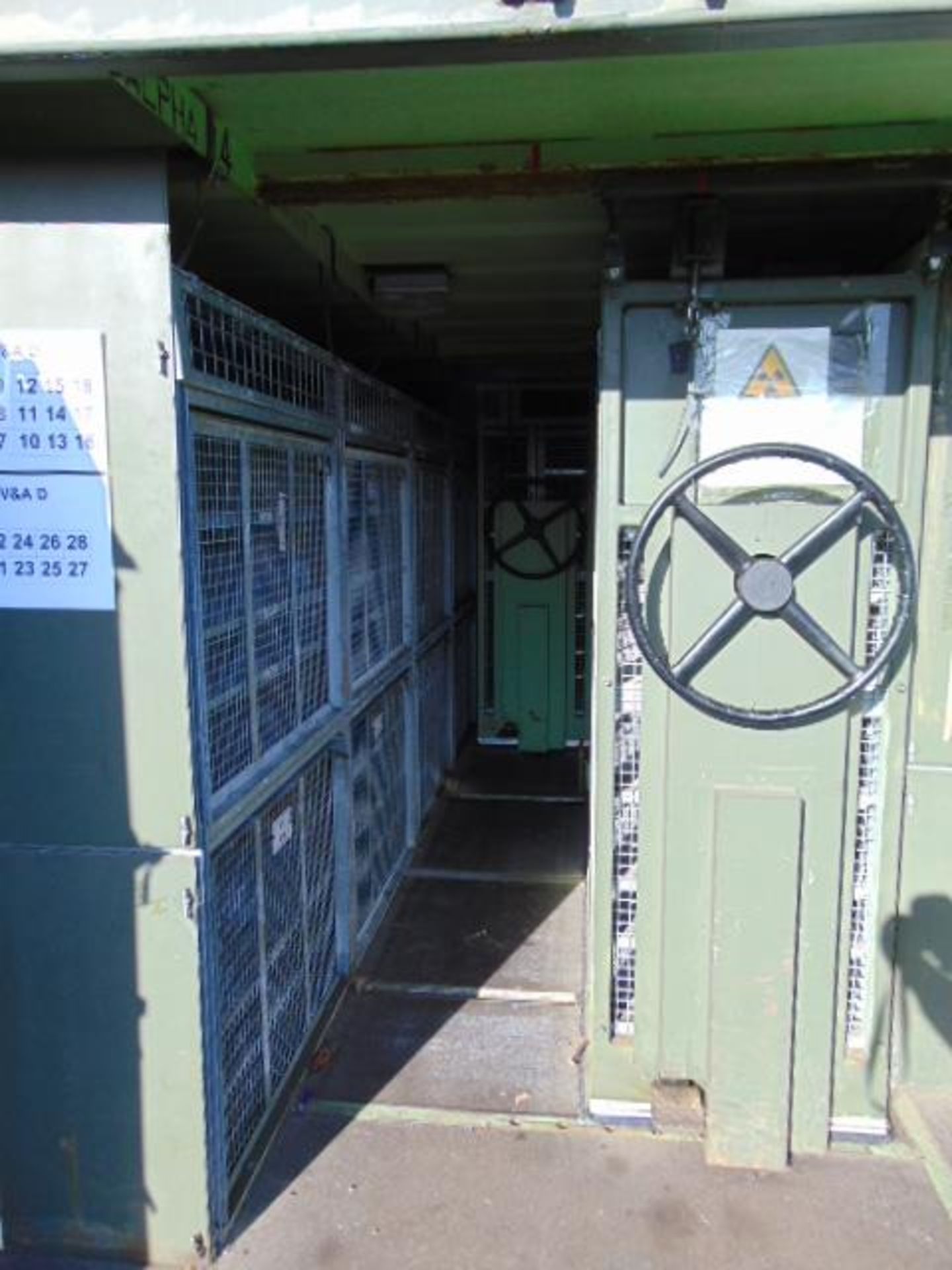 20ft ISO Shipping Container complete with fitted internal roller racking storage system. - Image 7 of 16