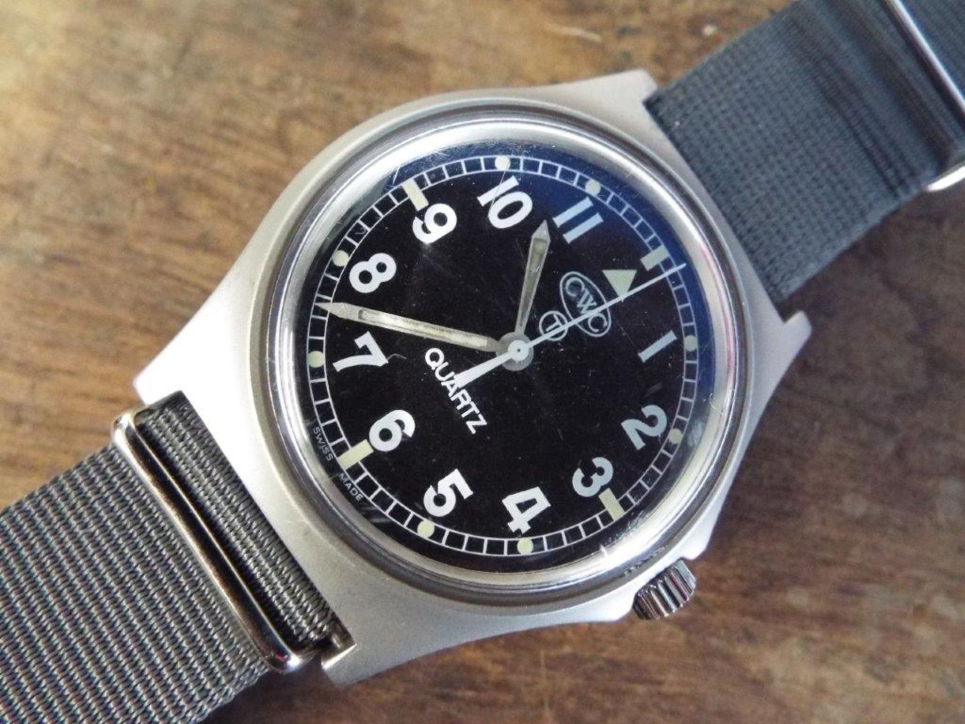 Very Rare Unissued Genuine British Army, Waterproof CWC Quartz Wrist Watch