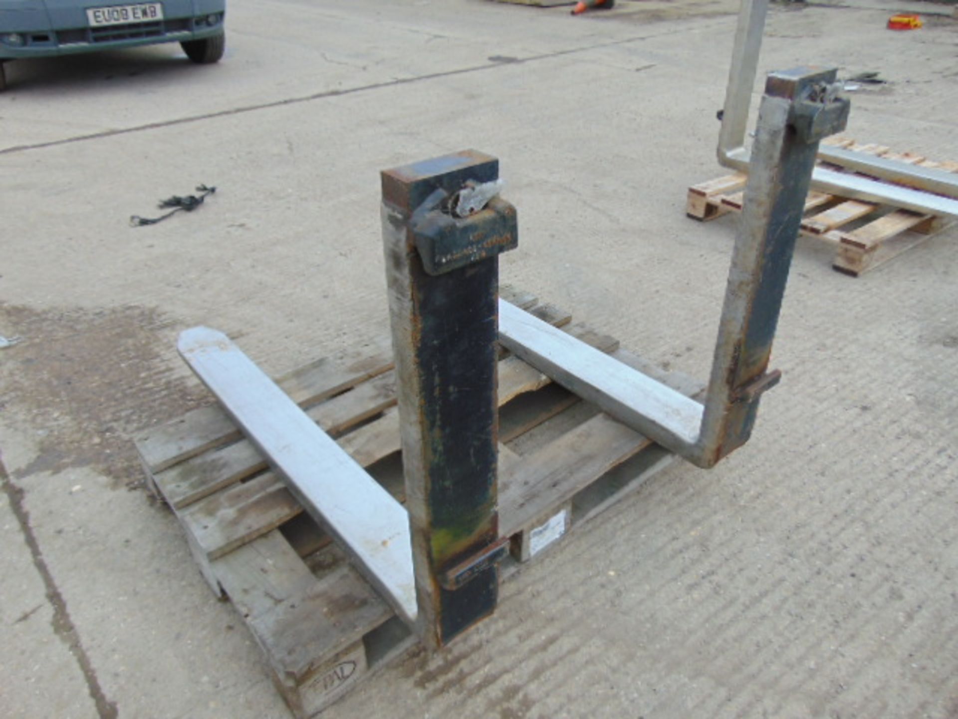 2 x Cascade Stainless Steel Clad Forklift Tines - Bild 3 aus 6