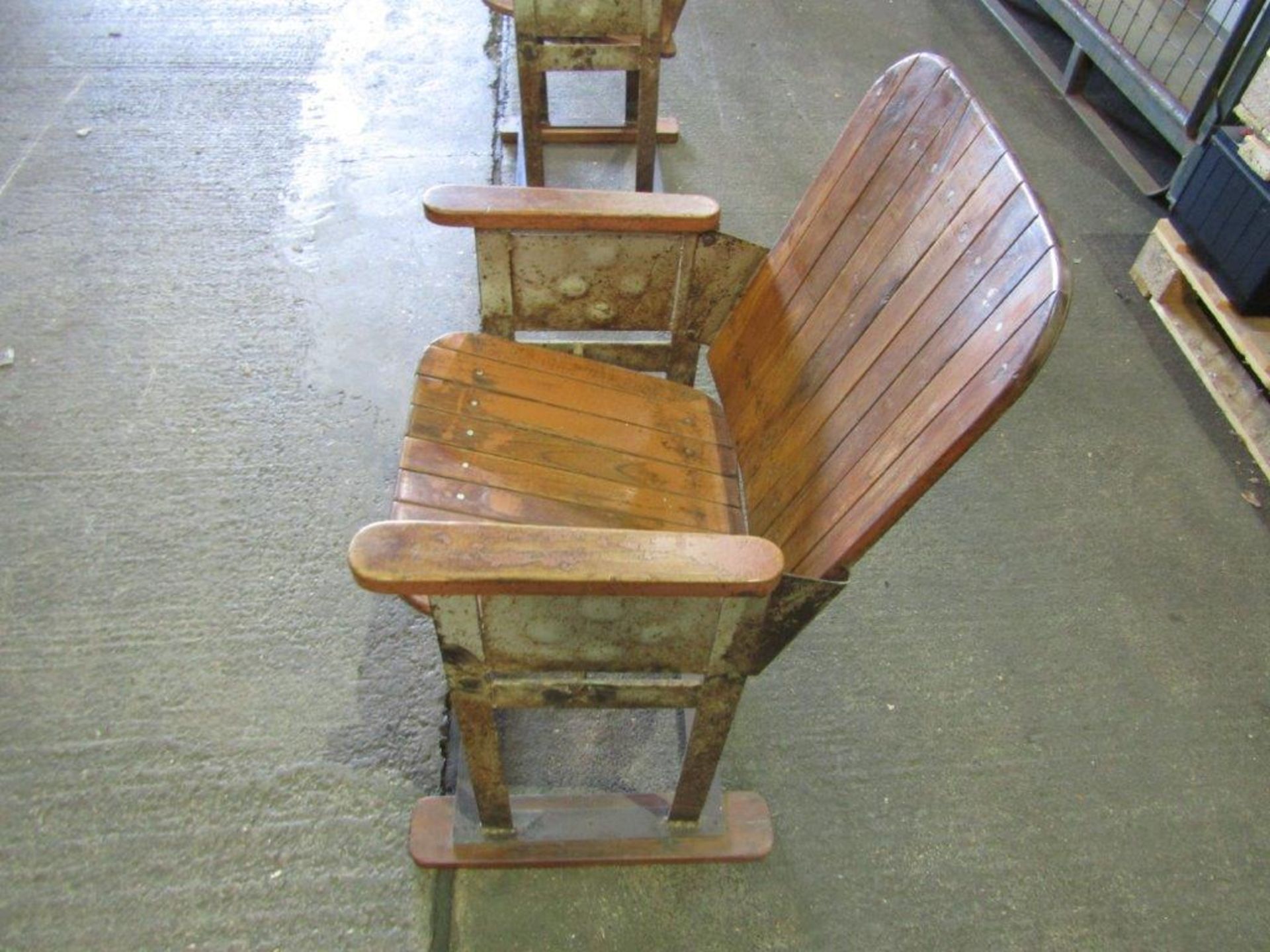 Unique Vintage Upcycled Cinema Seat - Image 3 of 7