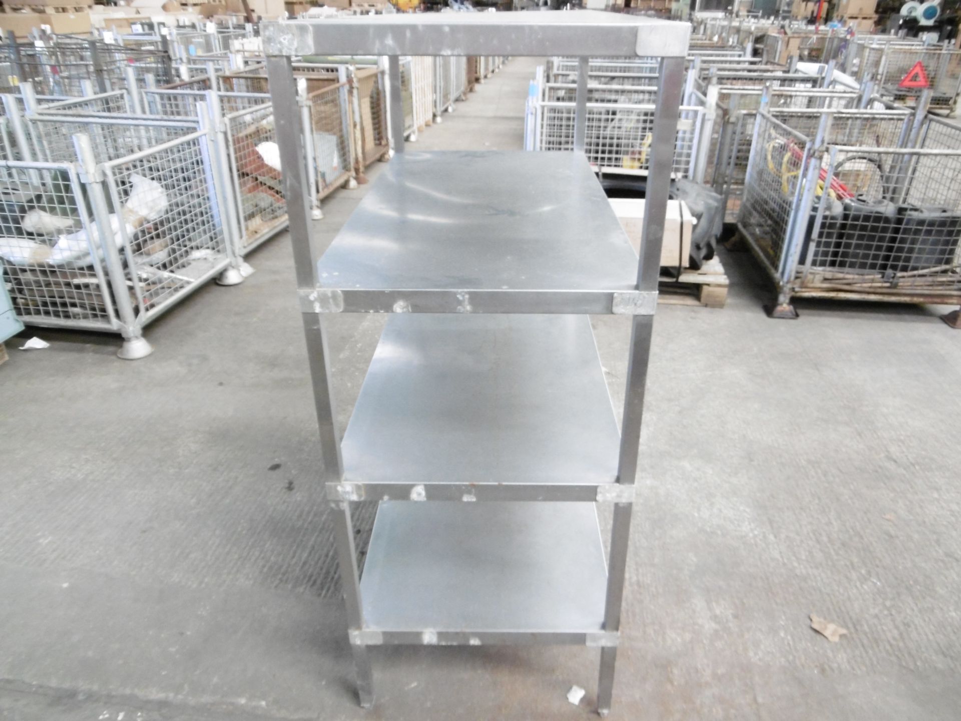 Stainless Steel Shelving Unit - Image 3 of 4