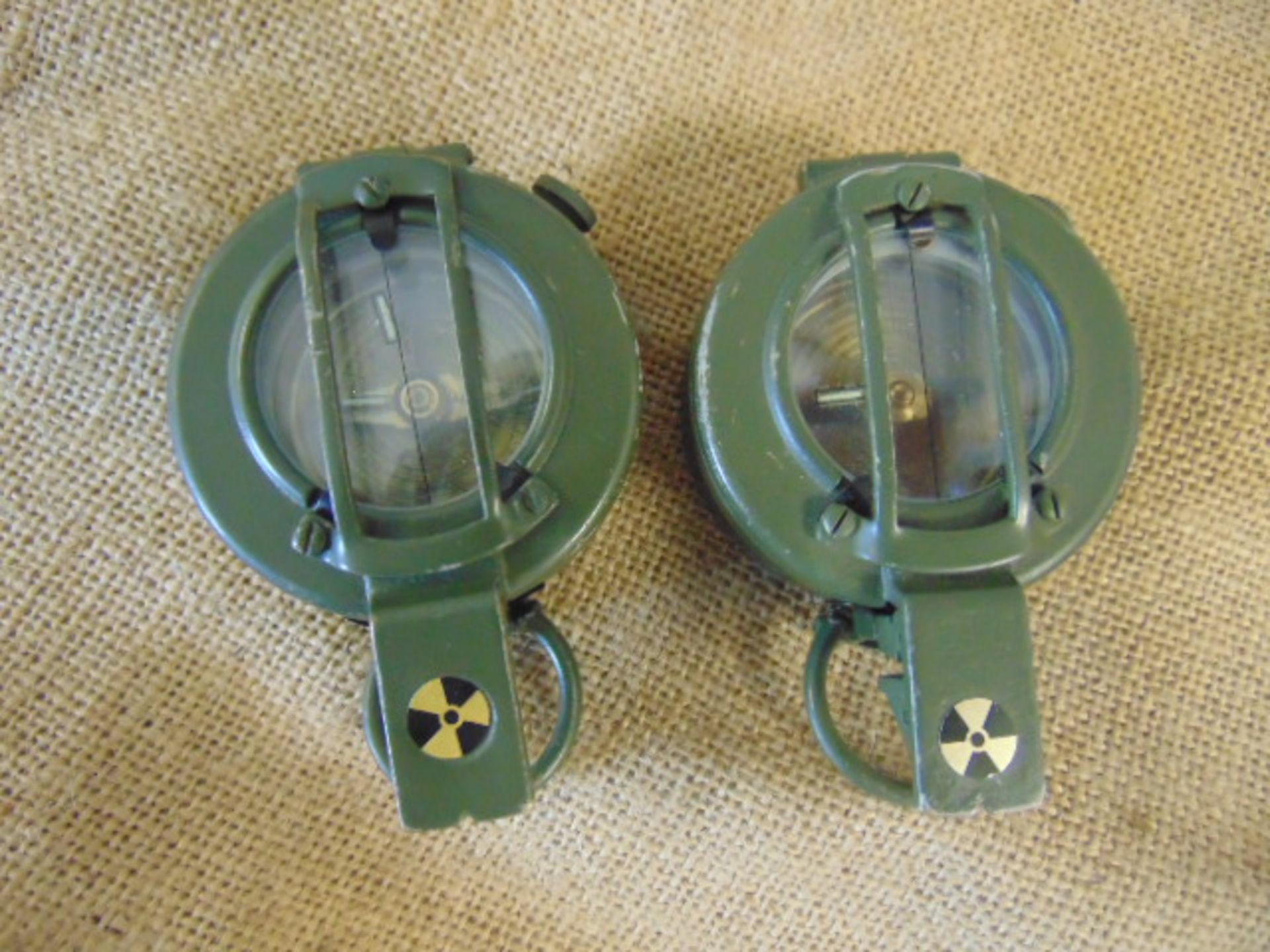2 x Genuine British Army Stanley Prismatic Marching Compass - Image 3 of 5