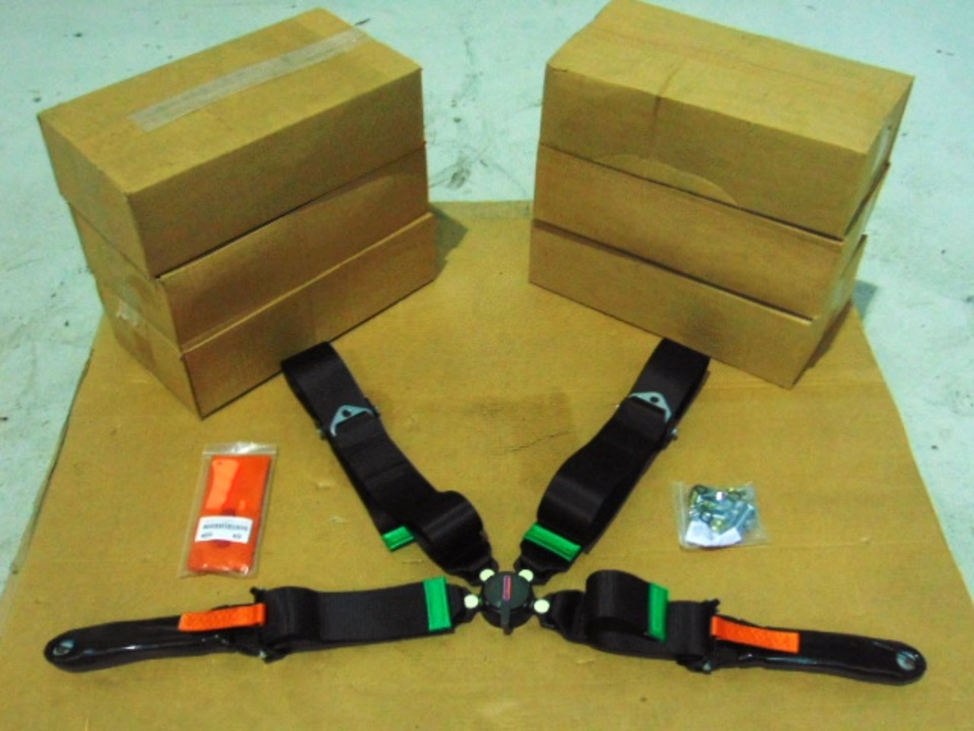6 x Securon 720BL/V5 4 Point Troop Seat Restraint Harnesses