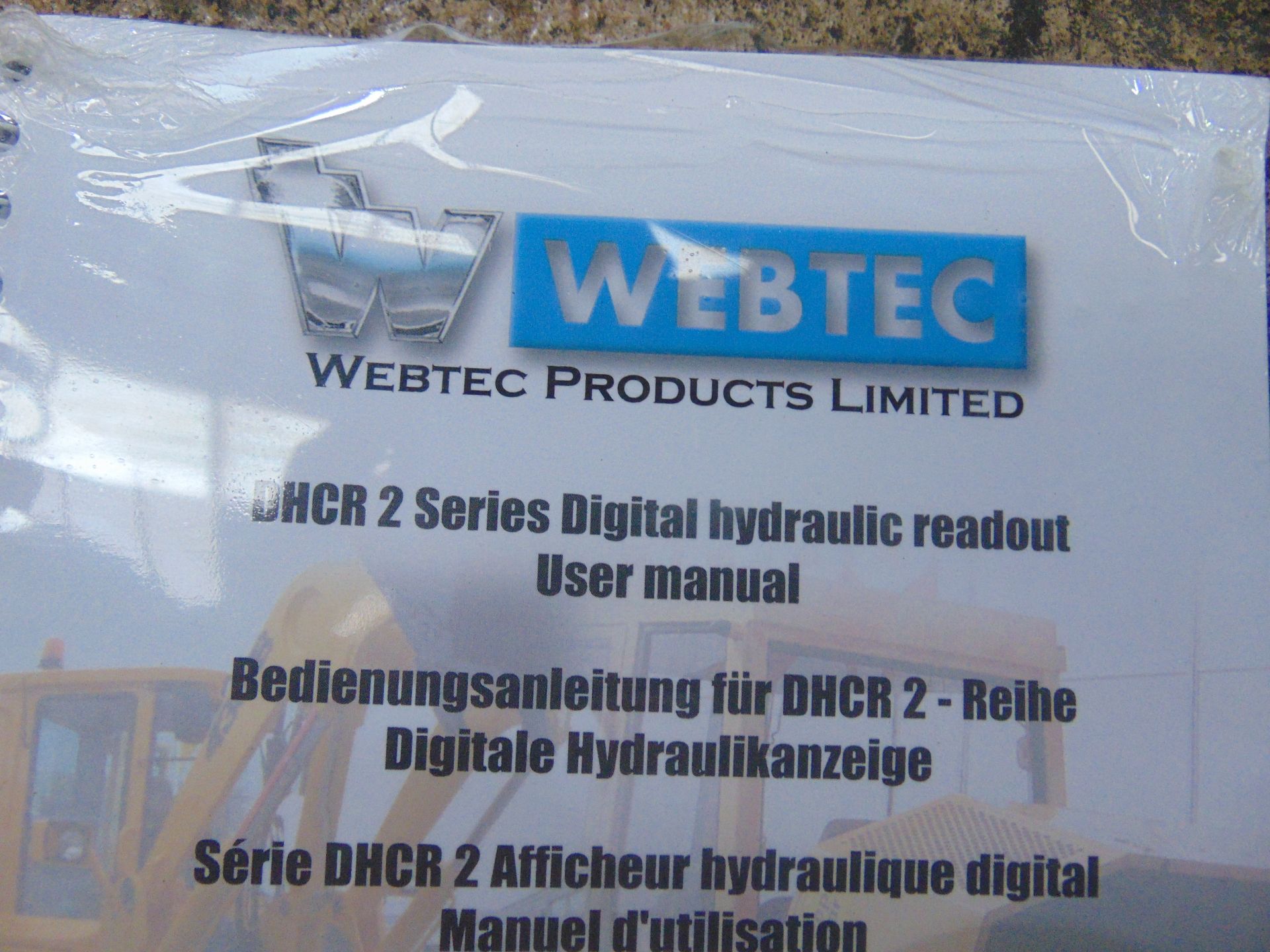 Webtec DHCR 2 Series Hydraulic Digital Test Set - Image 8 of 8