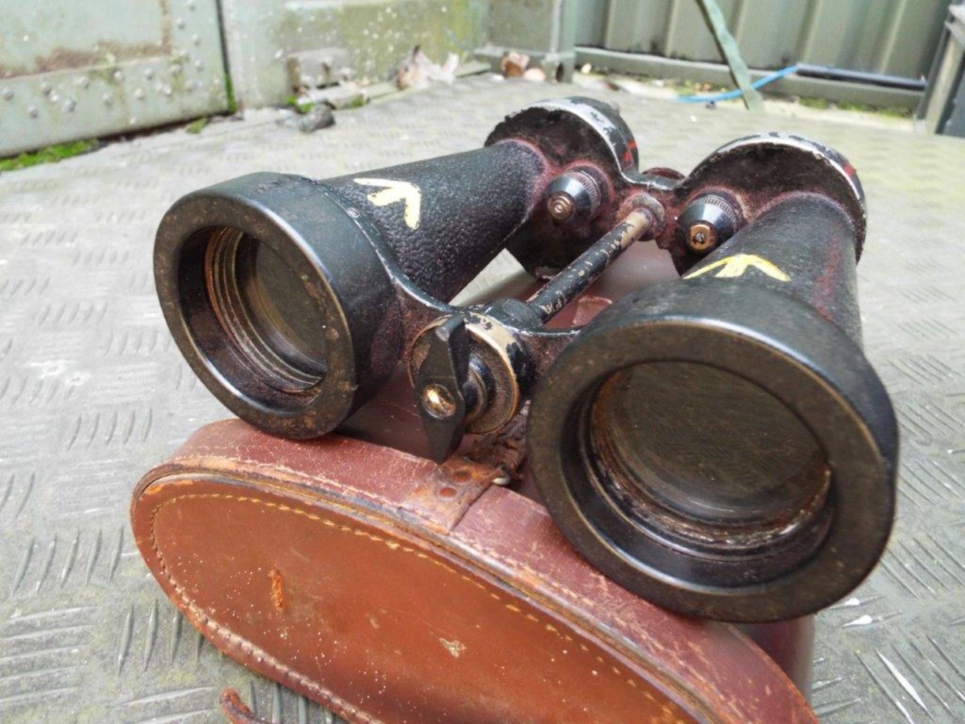 Very Rare WWII Barr & Stroud CF41 7x50 Binoculars - Bild 3 aus 9