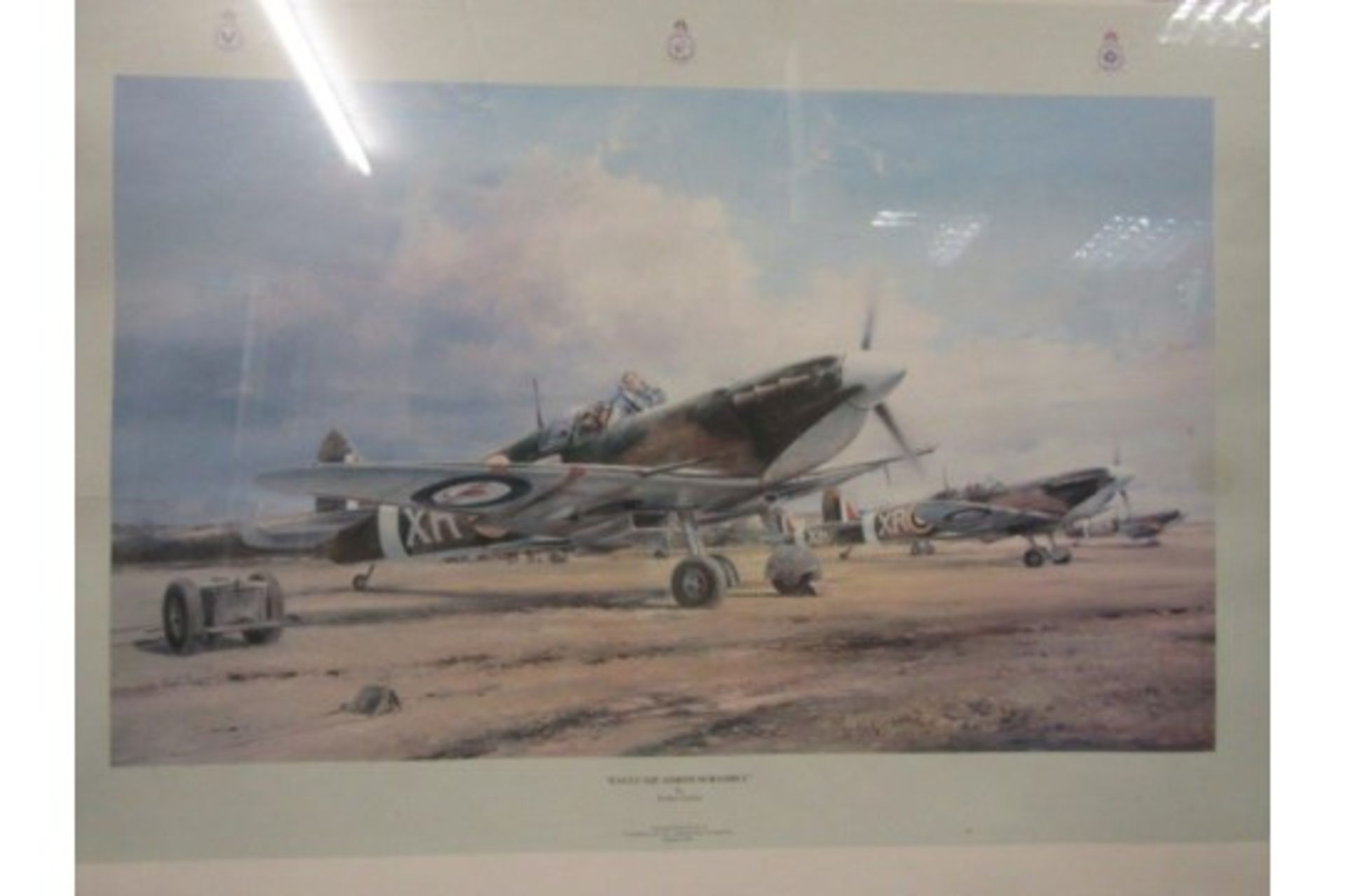 "Eagle Squadron Scramble" by Robert Taylor Framed Print - Image 2 of 5