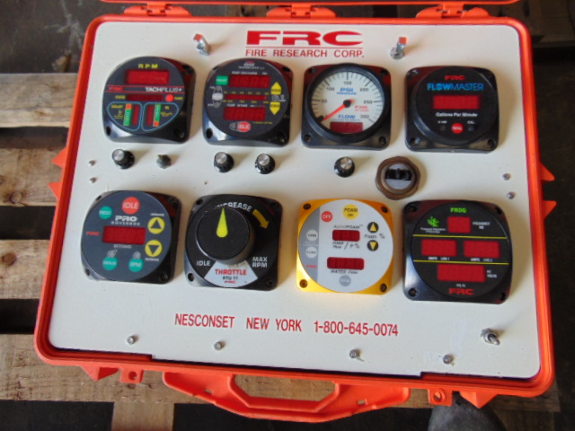 Fire Research Corp Control Gauge Unit in Peli Case - Image 3 of 12