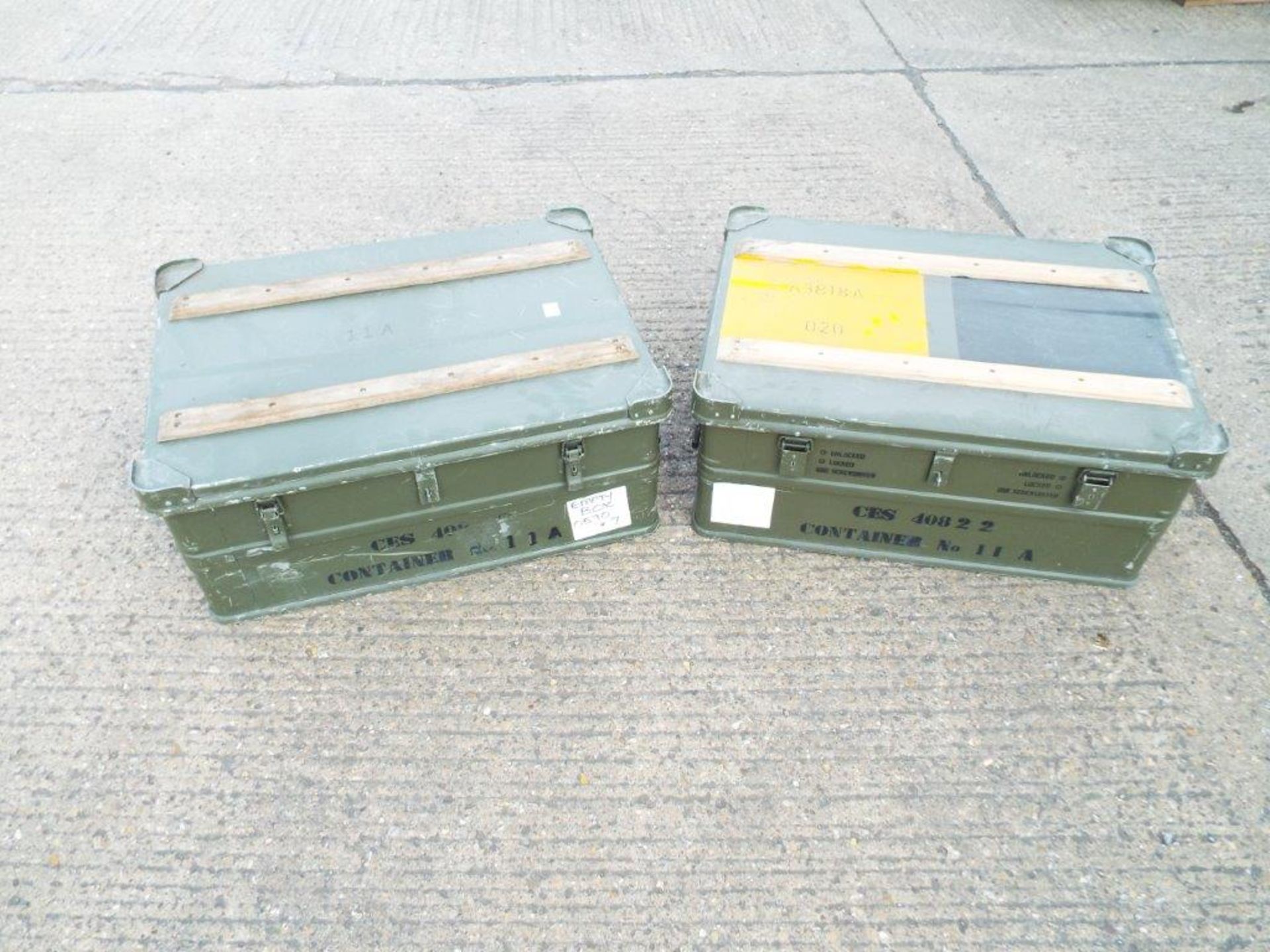 2 x Heavy Duty Zarges Aluminium Cases