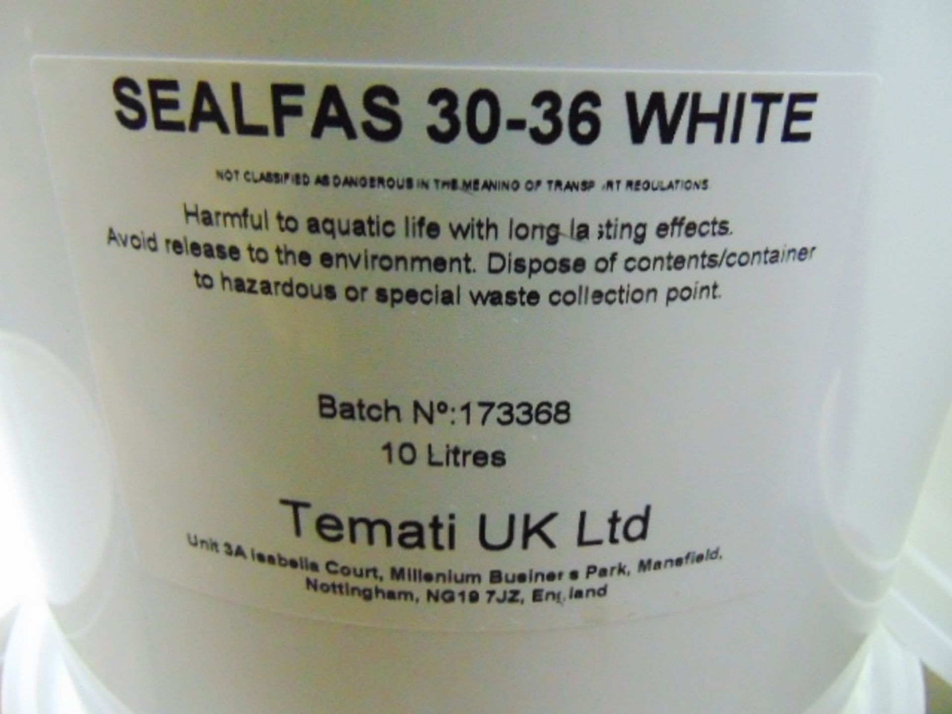 48 x Unissued 10L Tubs of Sealfas 30-36 Coating - Image 3 of 4
