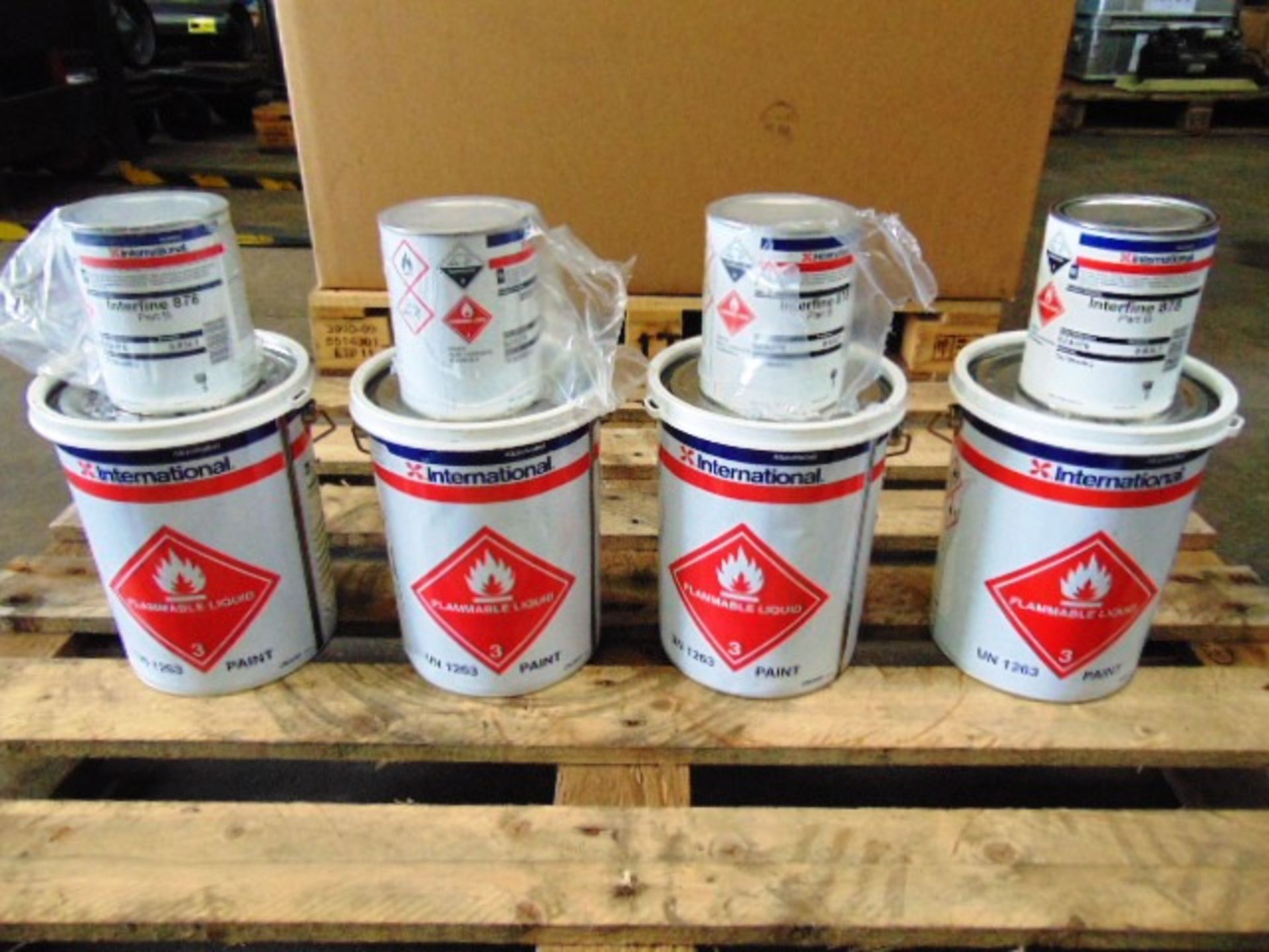4 x International Interfine 878 2 Pack 5L High Performance Protective Coating paint