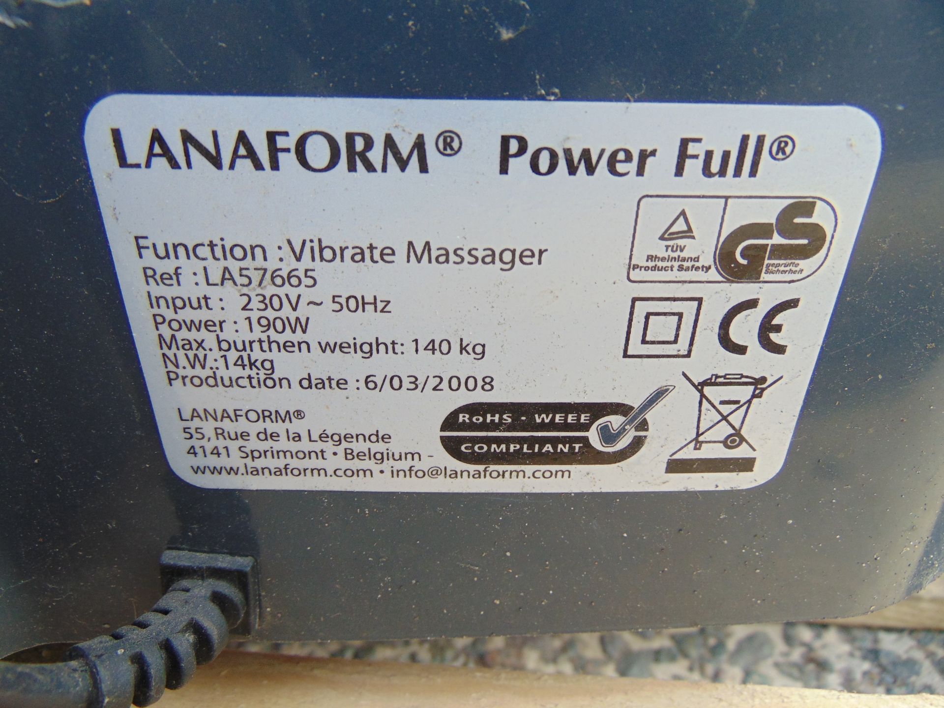 Lanaform Advanced Technology Vibrate Massager Machine - Image 5 of 5