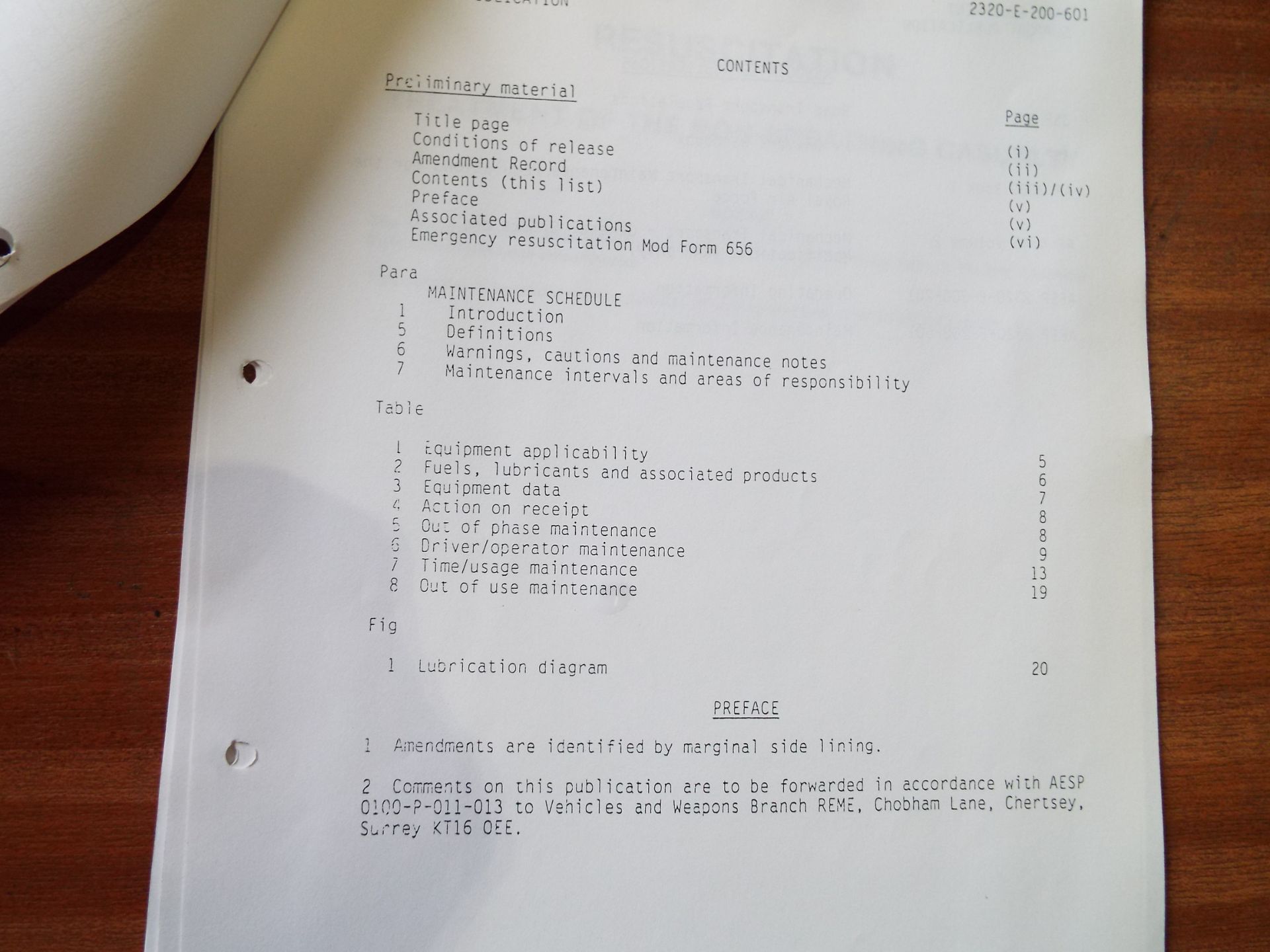 Extremely Rare RB44 Maintenance Schedule - Image 3 of 7