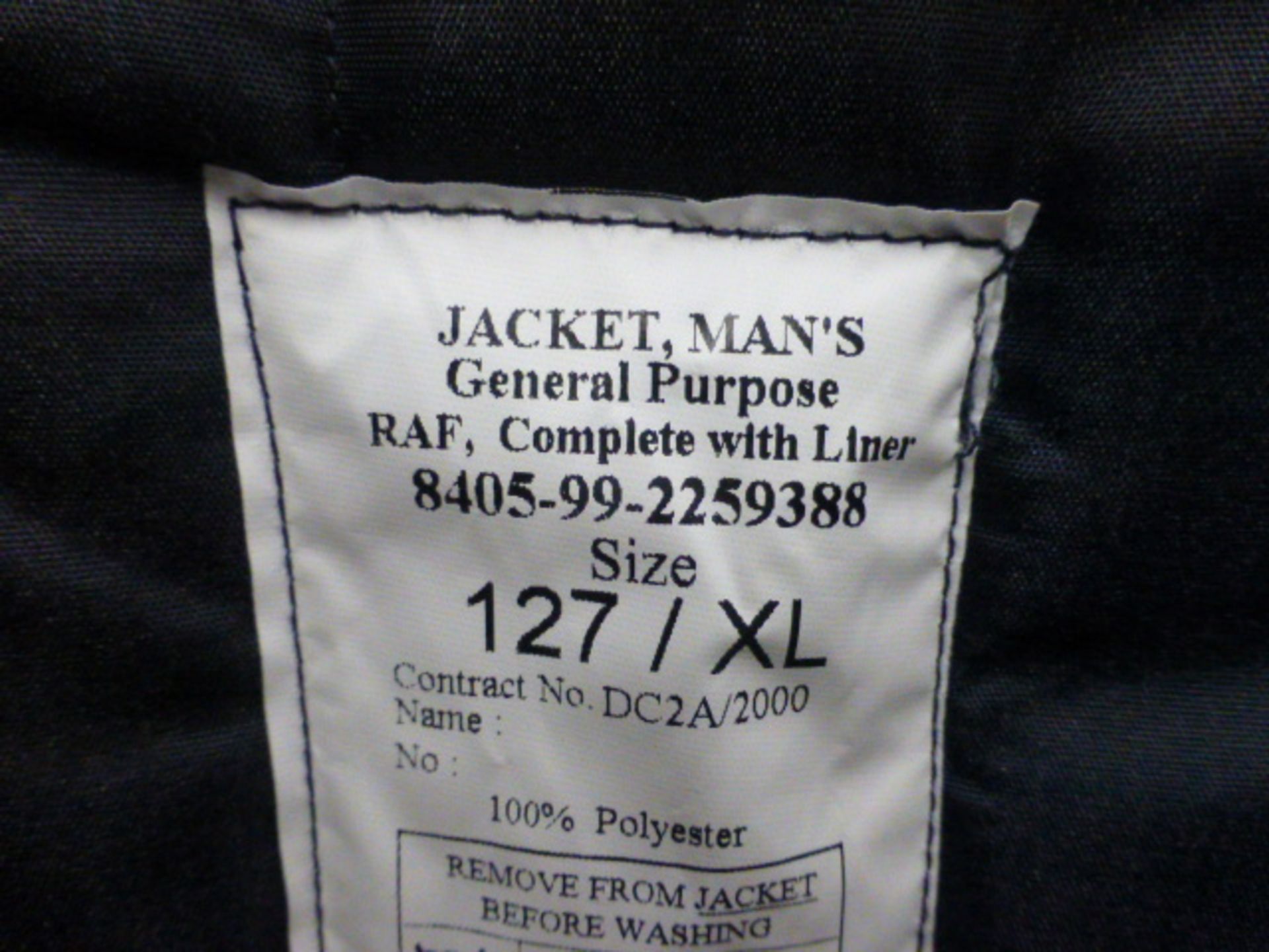 6 x RAF Bomber Jacket with Removable Liner - Image 6 of 7