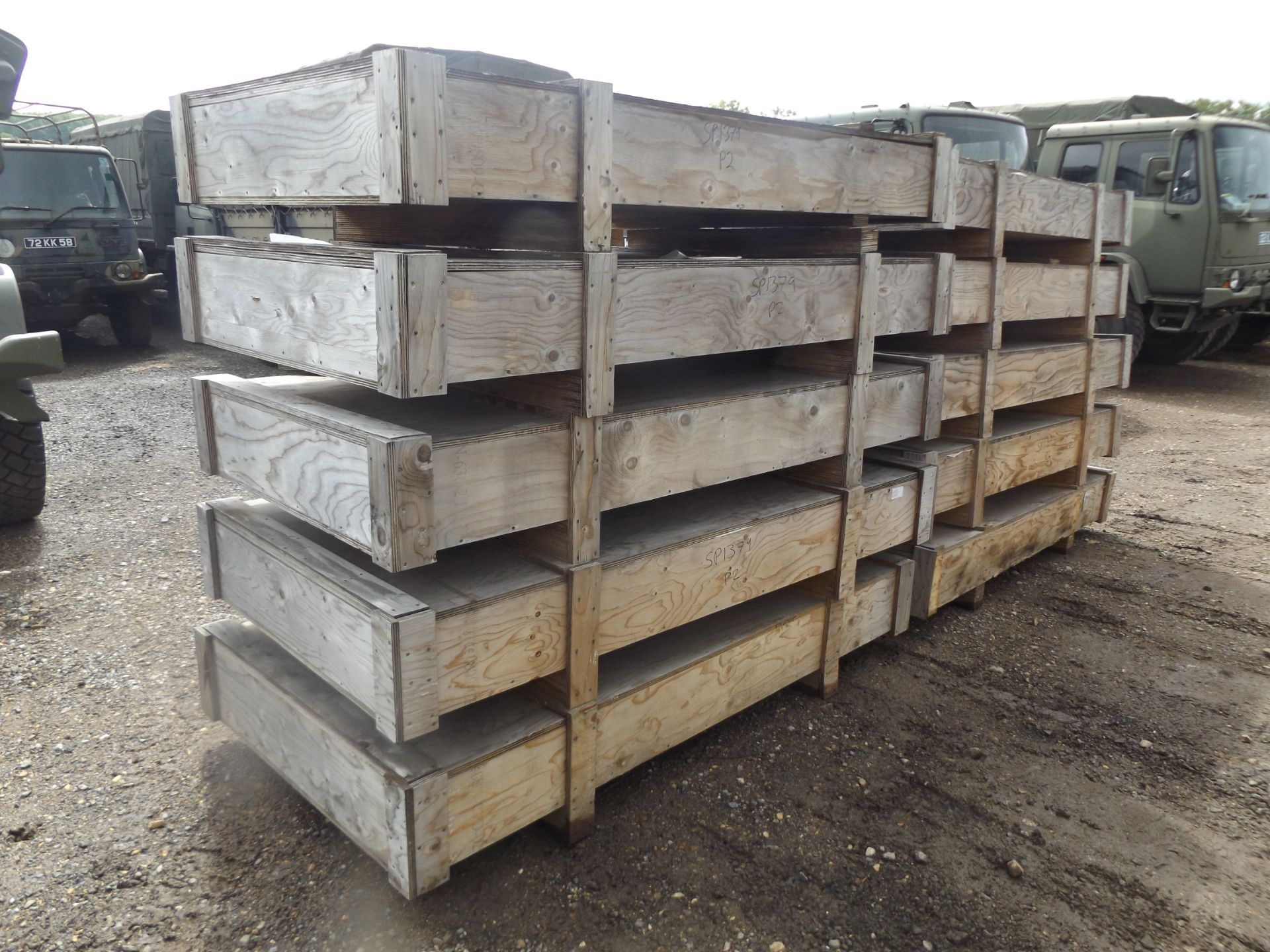 10 x Large Wooden Packing Crates