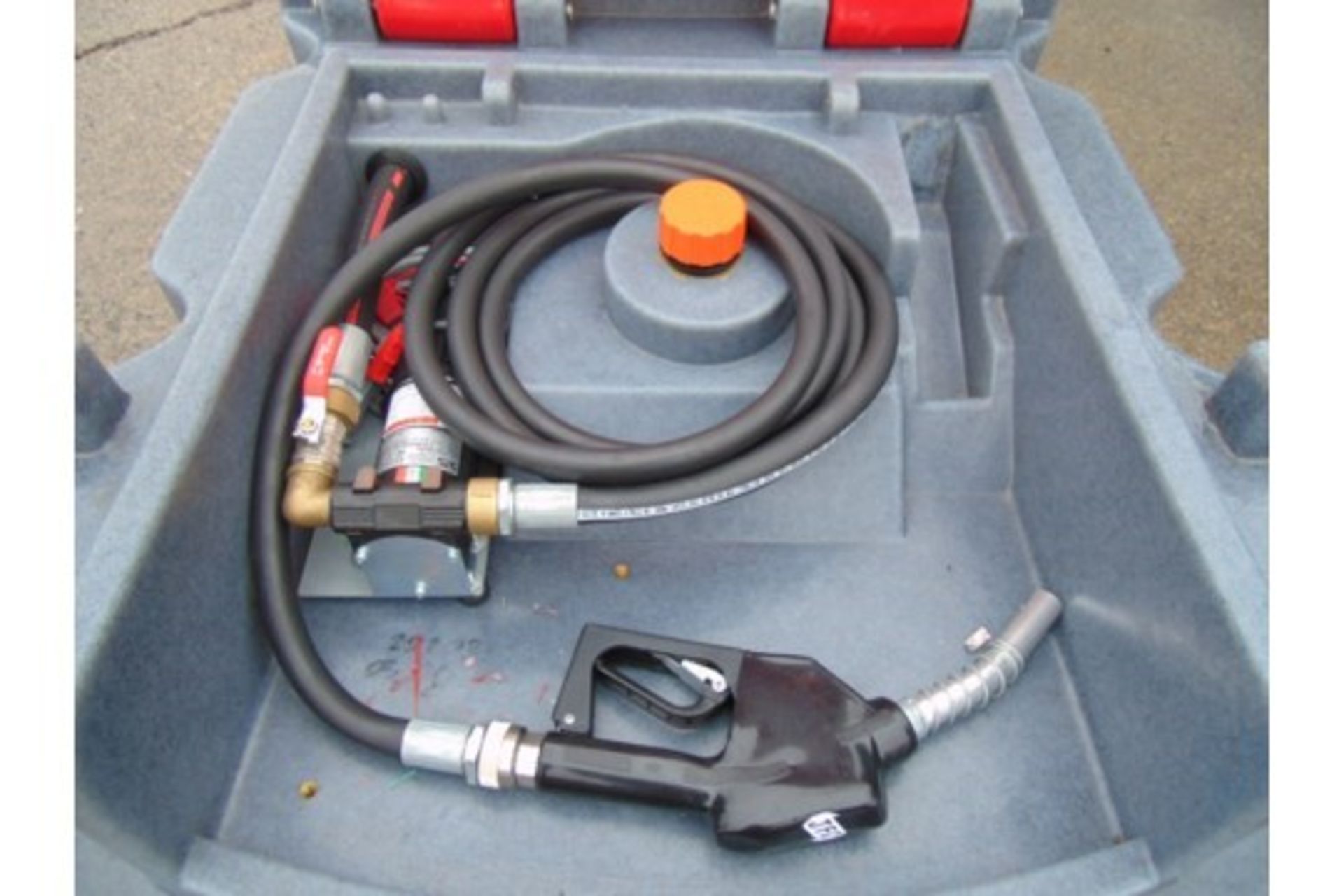 JFC 425L Mobile Diesel Tank C/W 12v Fuel Pump, Nozzle, 4m Hose etc - Image 3 of 8