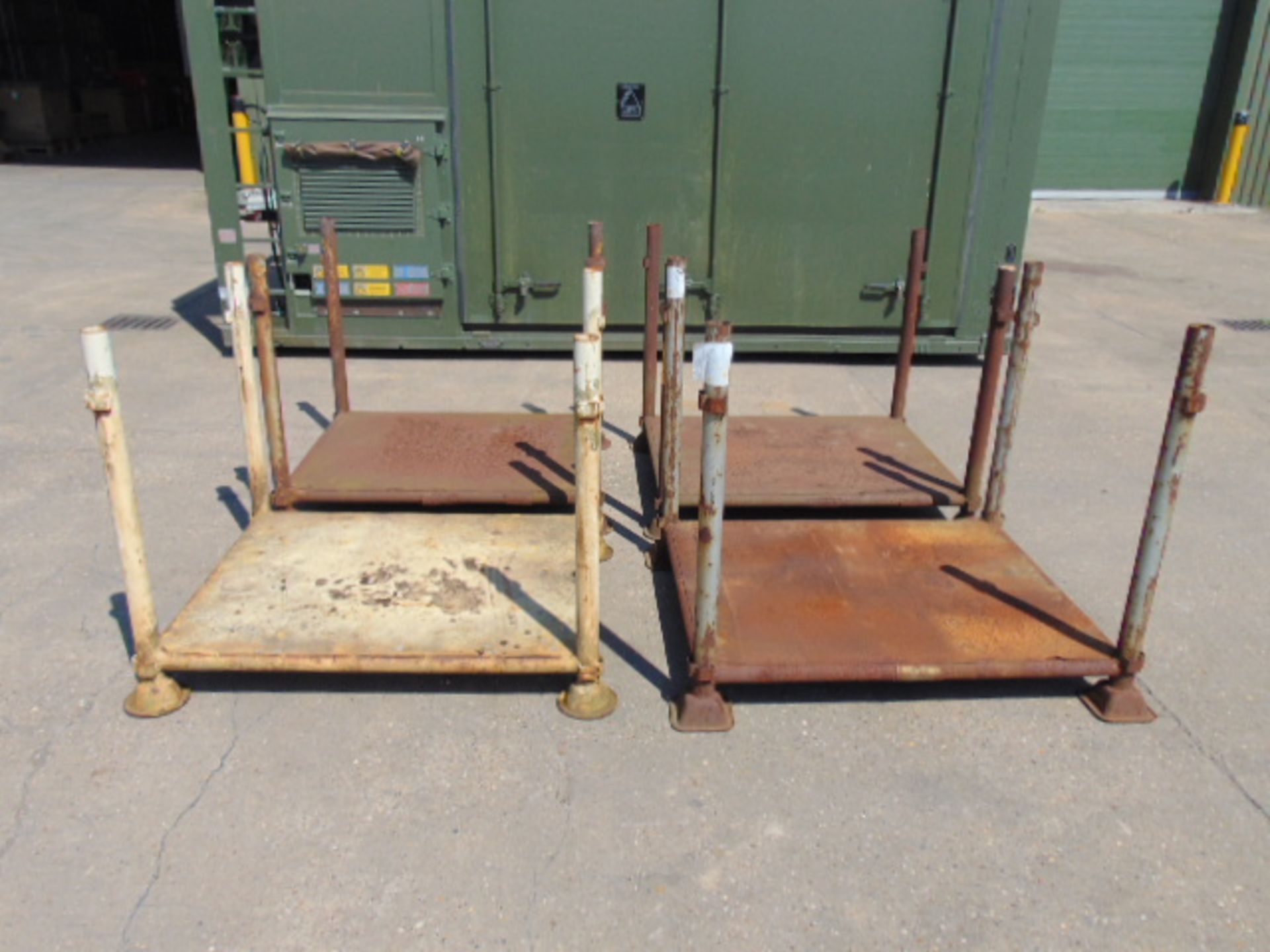4 x Nato Stacking Post Pallets - Image 2 of 7