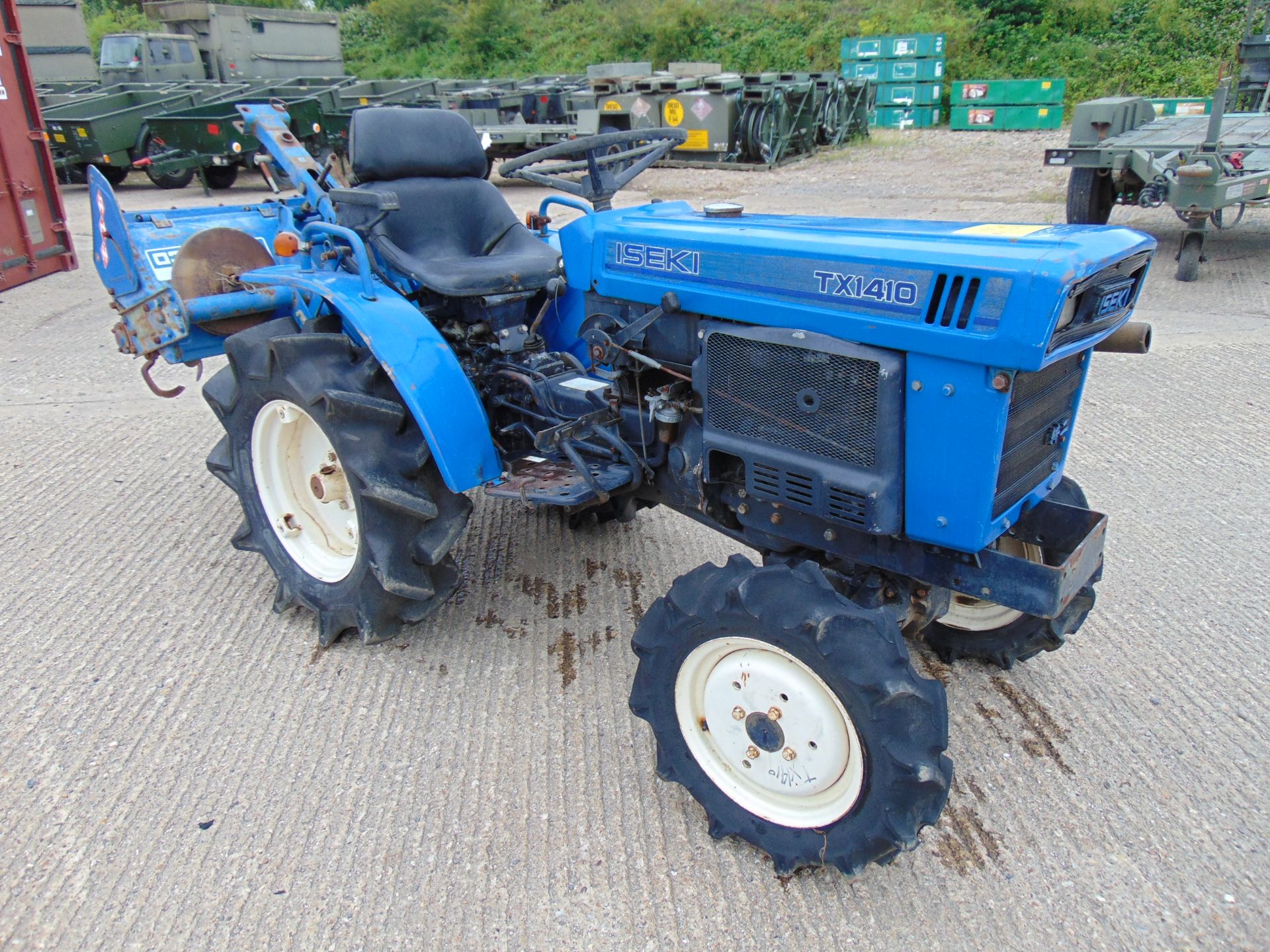 Iseki TX1410 4WD Compact Tractor c/w Rotovator ONLY 569 Hours!