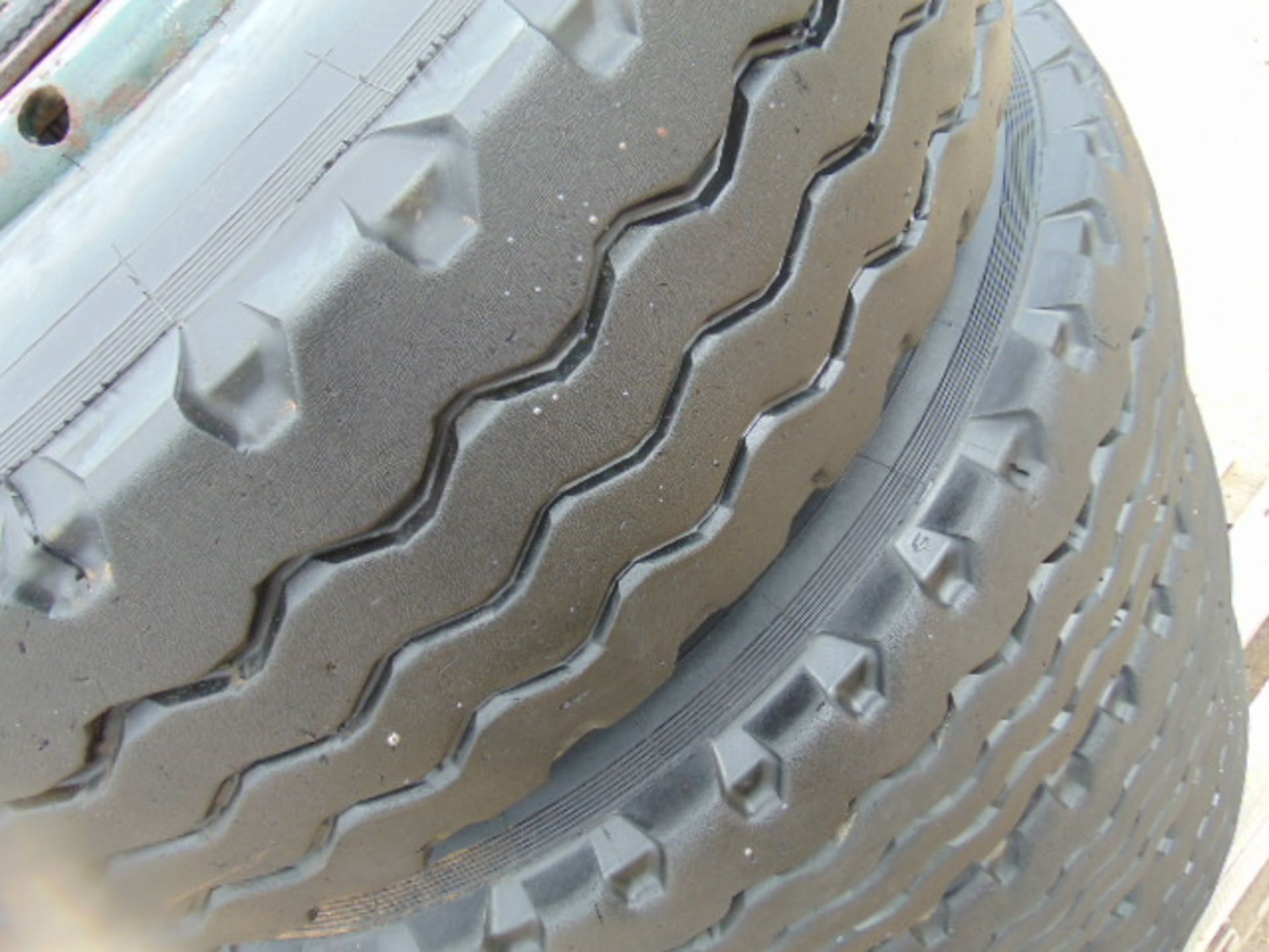 4 x Continental HSC 12.00 R20 Construction Tyres complete with 10 Stud Rims - Image 7 of 10