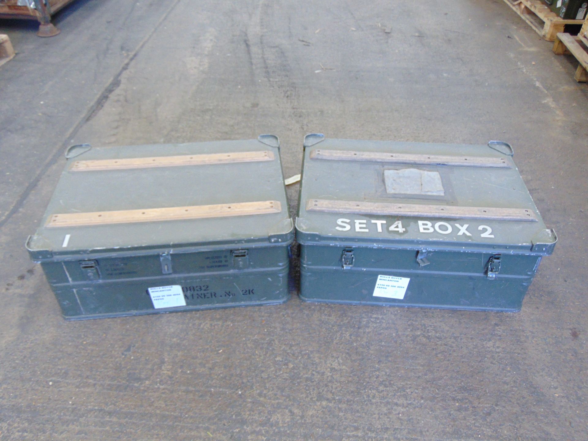 2 x Heavy Duty Zarges Aluminium Cases