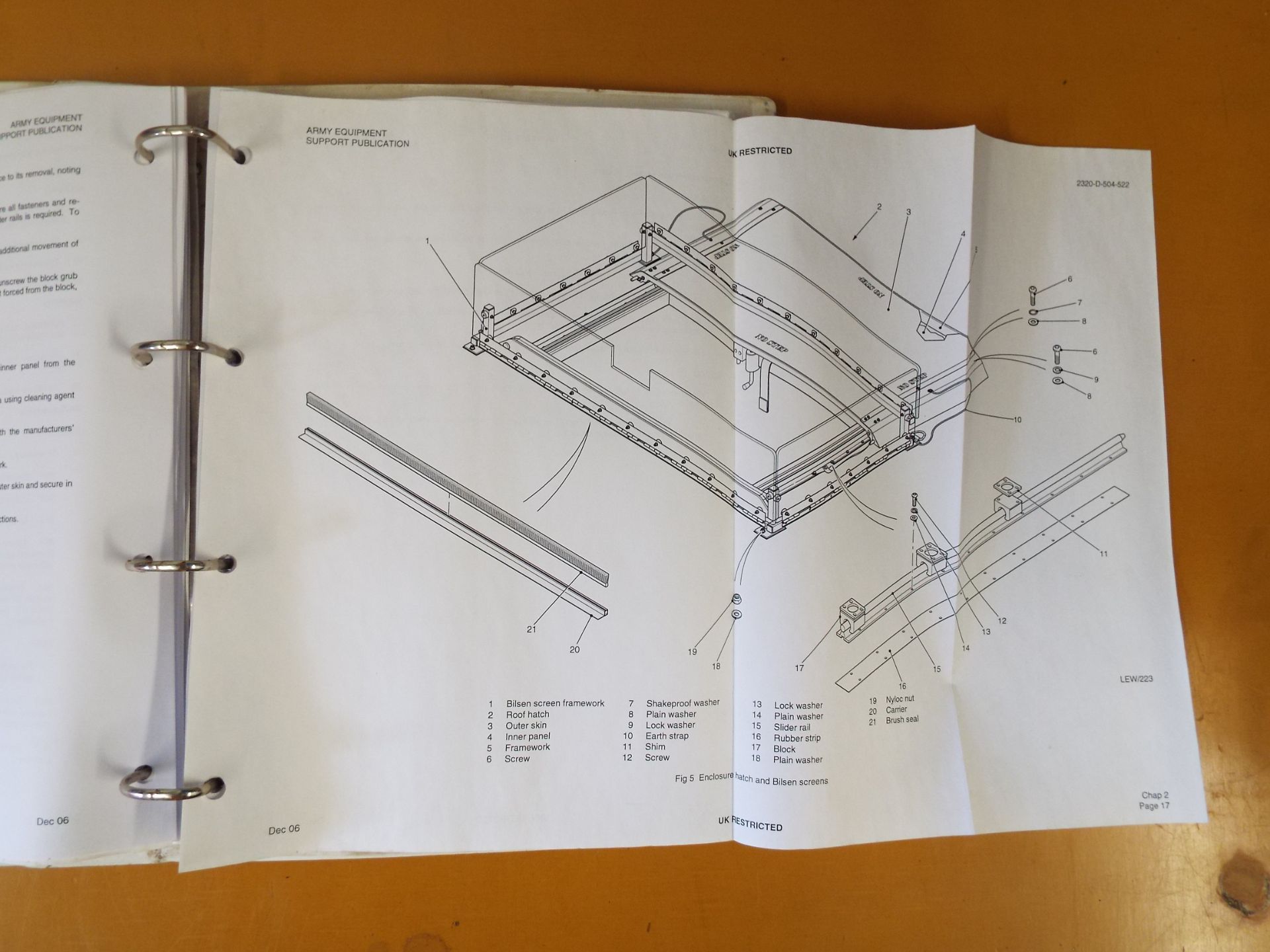 Extremely Rare Mowag Duro III 4x4 Maintenance Instructions Document - Bild 7 aus 10