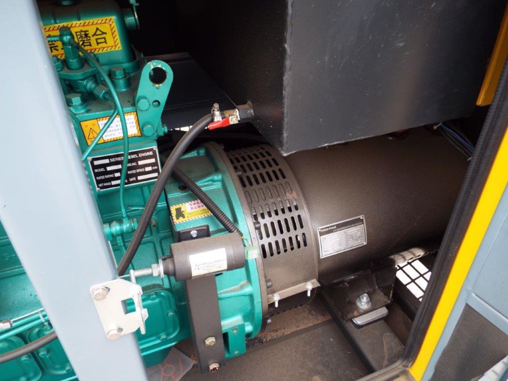 UNISSUED WITH TEST HOURS ONLY 30 KVA 3 Phase Silent Diesel Generator Set - Image 11 of 16