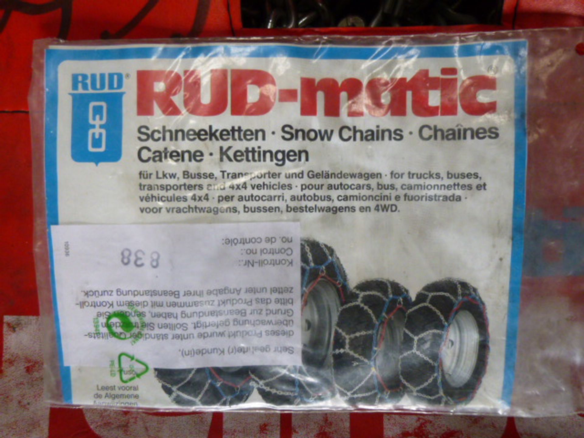 4 x heavy duty extra Grip Rud Matic Snow Chains - Image 3 of 3