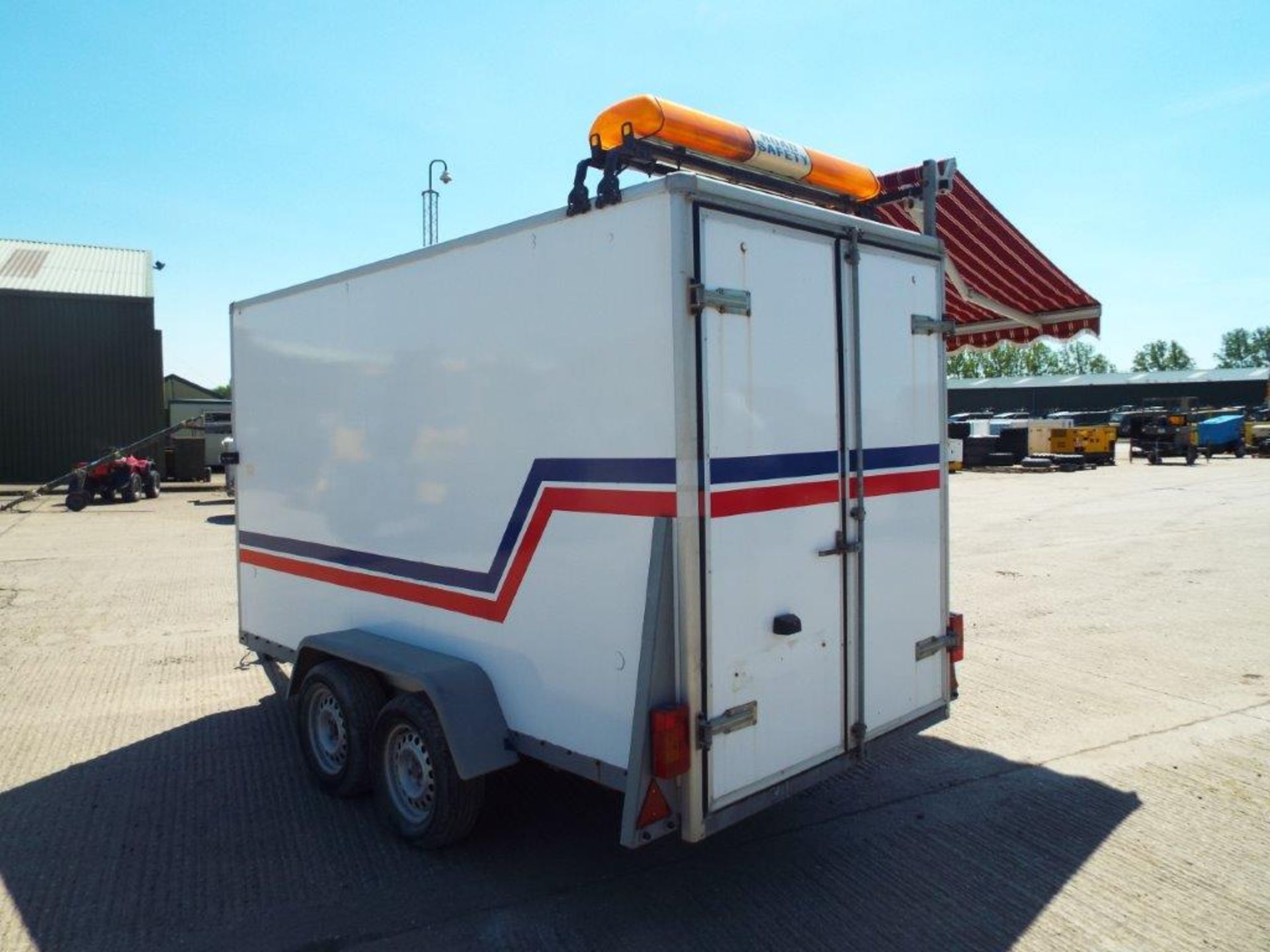 Twin Axle Brenderup Box Trailer with Awning - Image 5 of 17