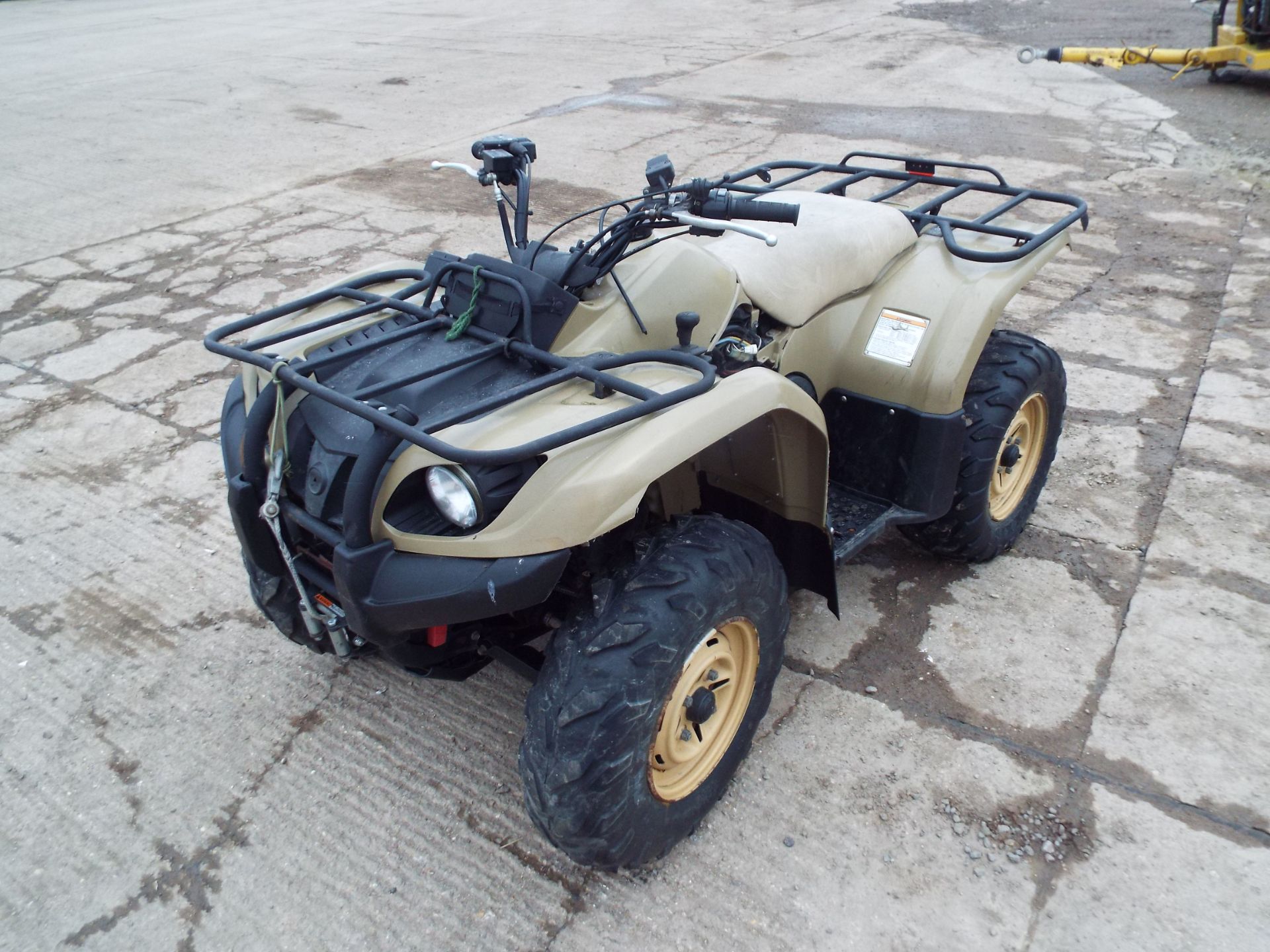 Military Specification Yamaha Grizzly 450 4 x 4 ATV Quad Bike Complete with Winch - Image 3 of 20