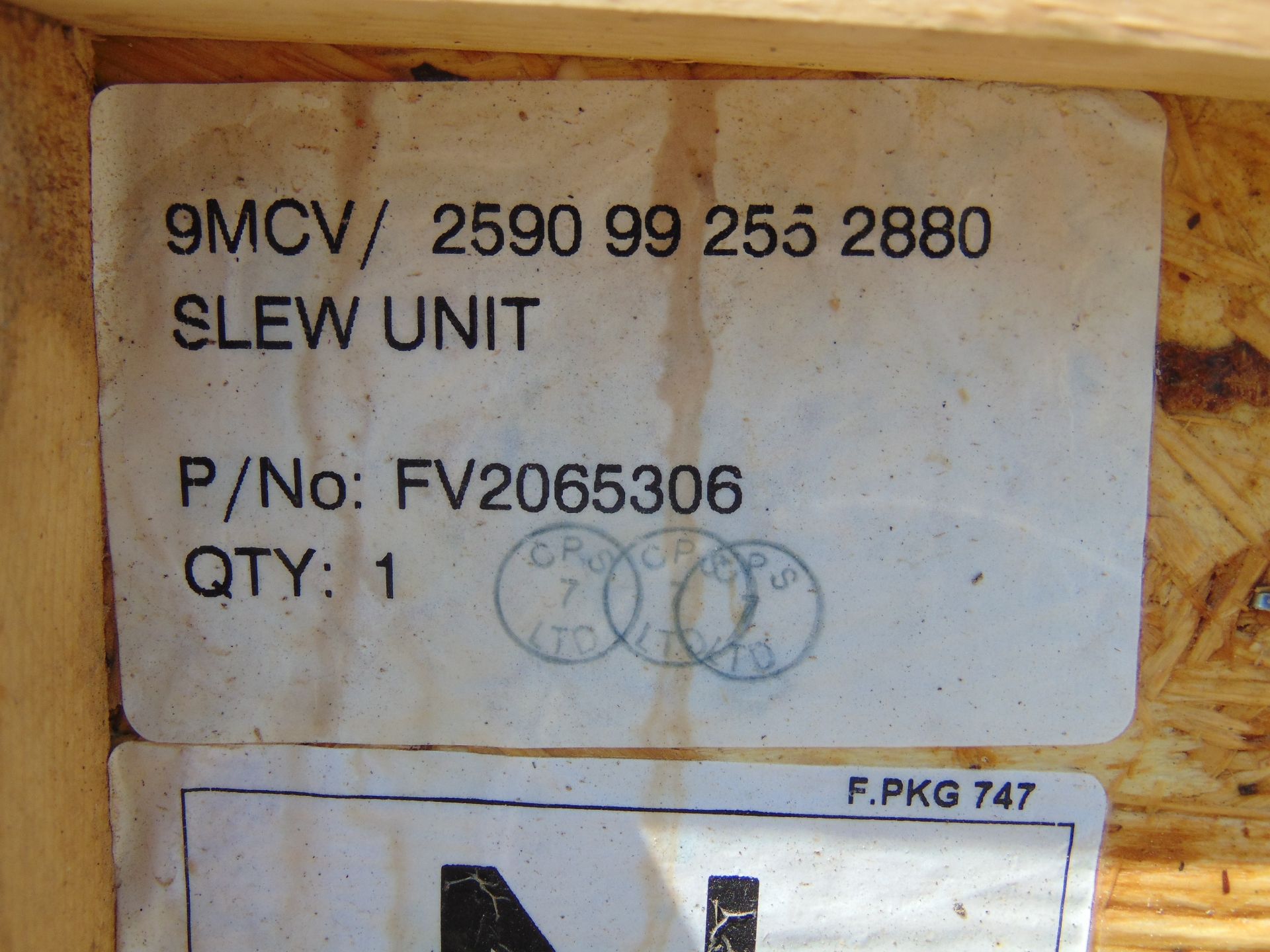 7 x Hydraulic Slew Units P/No FV2065306 - Bild 10 aus 11