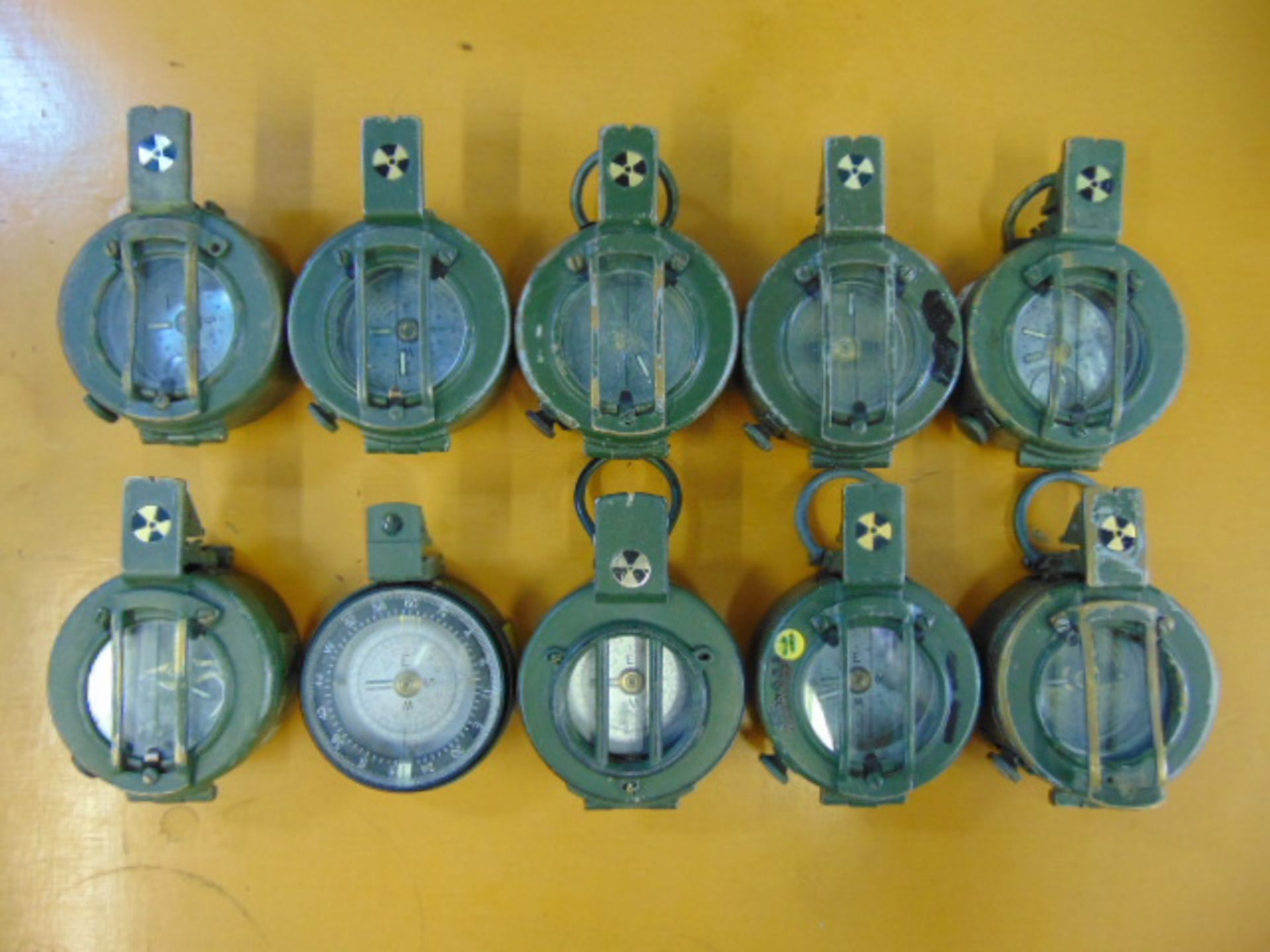 10 x Genuine British Army Francis Barker M88 & Stanley Prismatic Marching Compass'