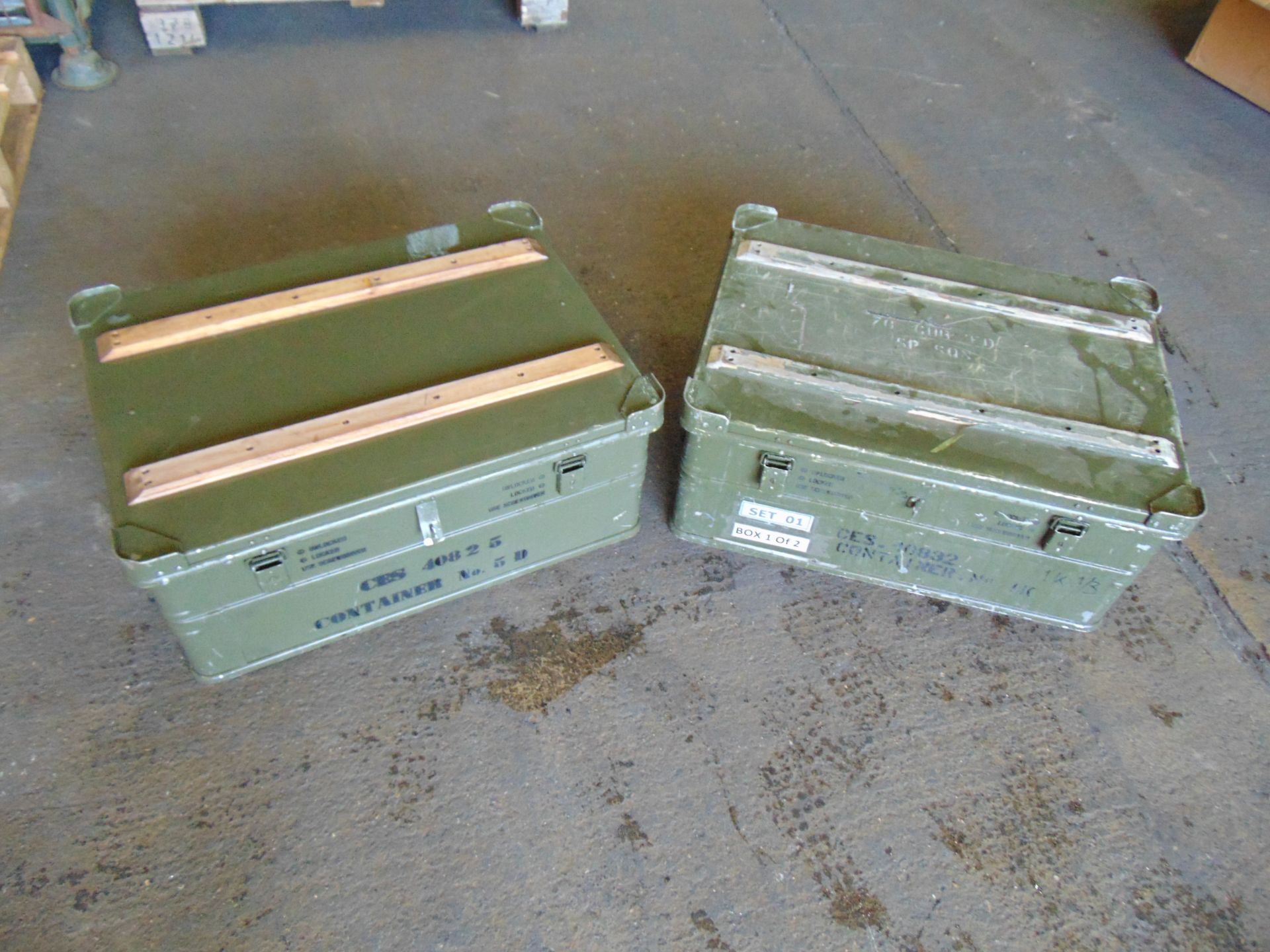 2 x Heavy Duty Zarges Aluminium Cases