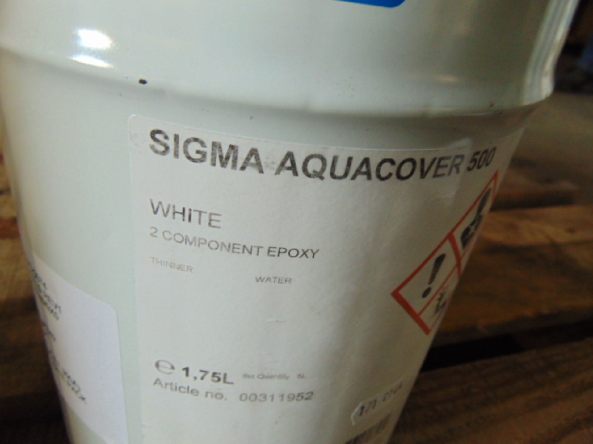 1 x Sigma Aquacover 500 5L 2 pack White Epoxy Resin - Image 4 of 5