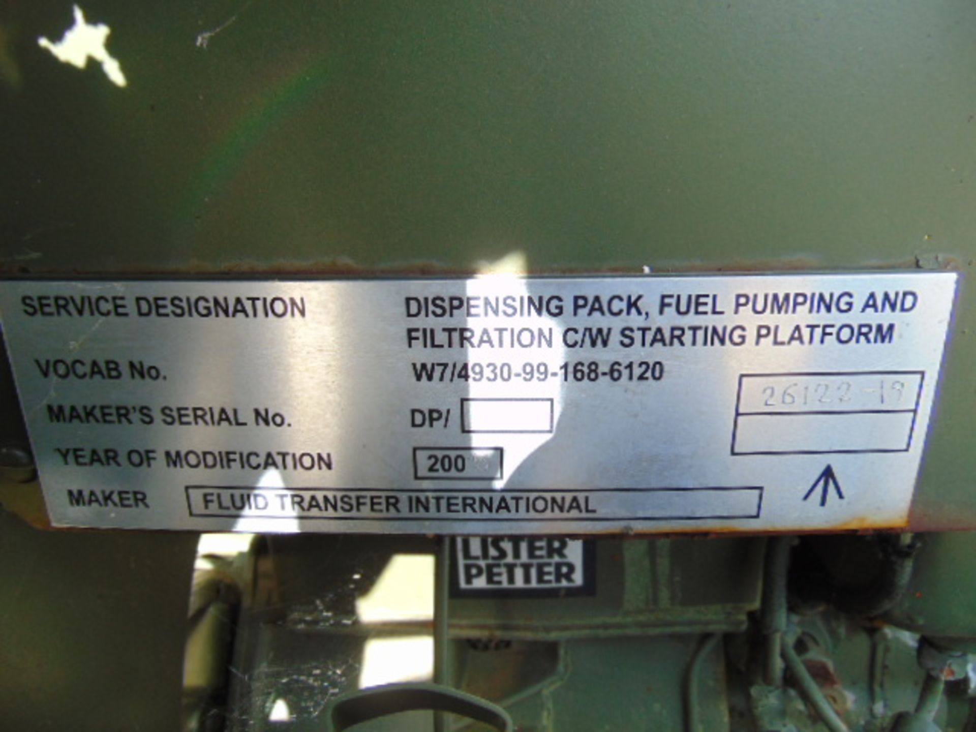 UBRE Demountable Bulk Fuel Dispensing System - Image 14 of 26