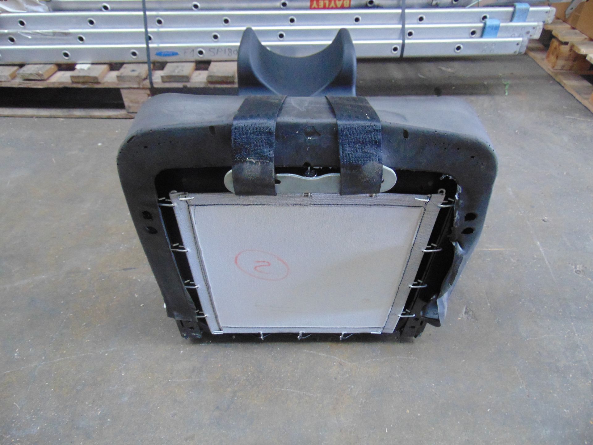 FV Drivers Seat Complete with Neck Support and 5 Point Harness - Image 6 of 6