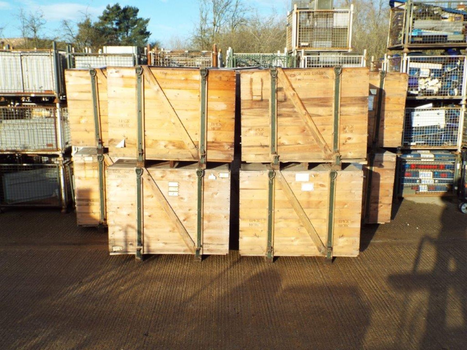 10 x Heavy Duty Engine Crates - Image 2 of 5